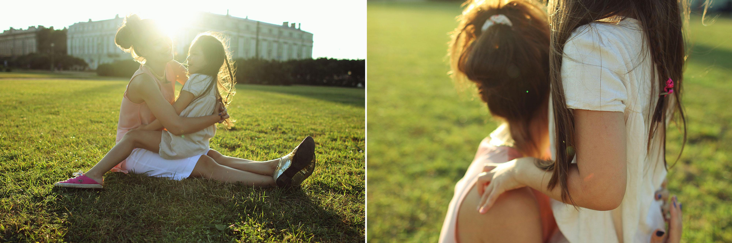 Lily and Amelia in summer. Photographer and videographer Valeria Lisauske