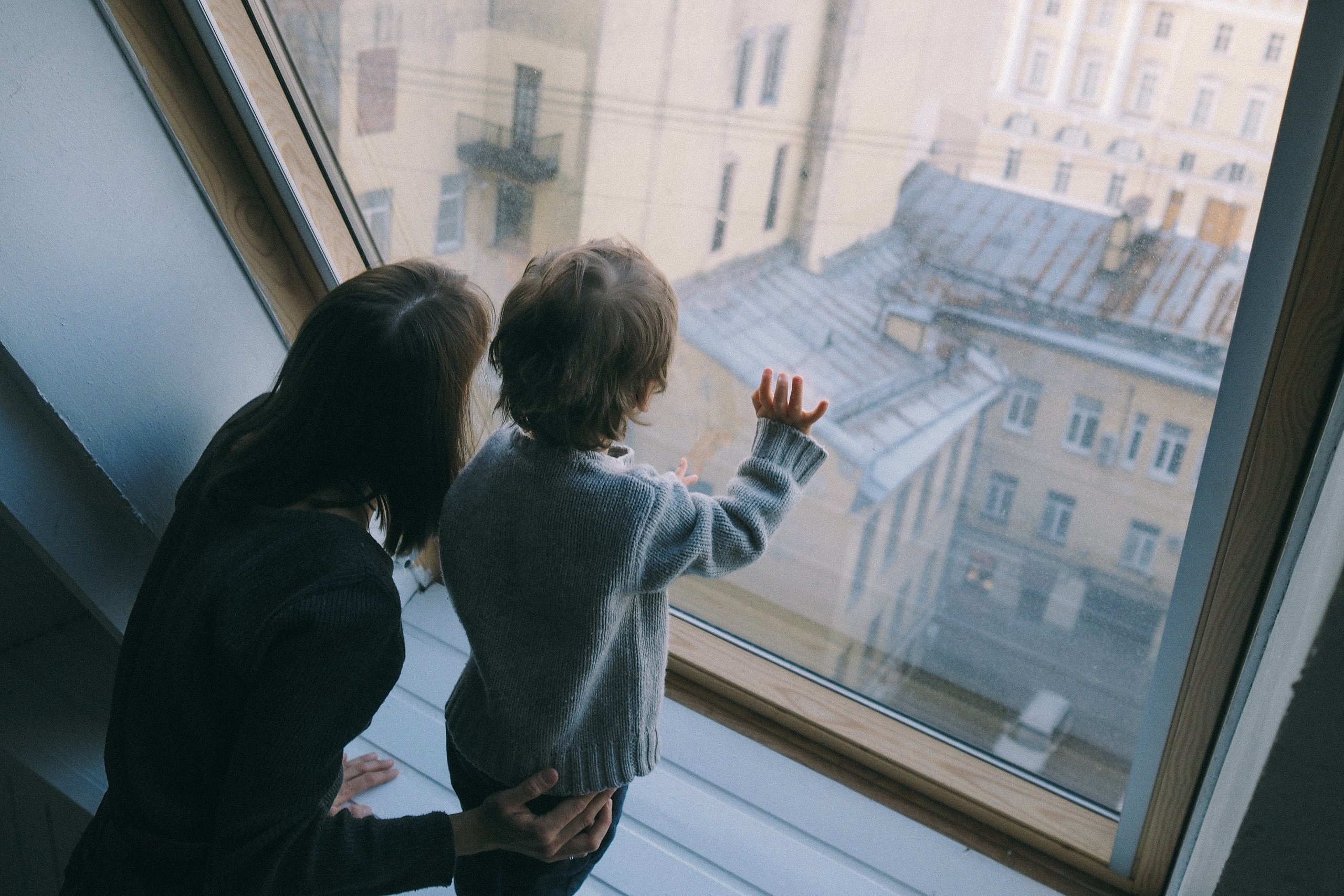 Maria and Danila in the studio. Photographer and videographer Valeria Lisauske