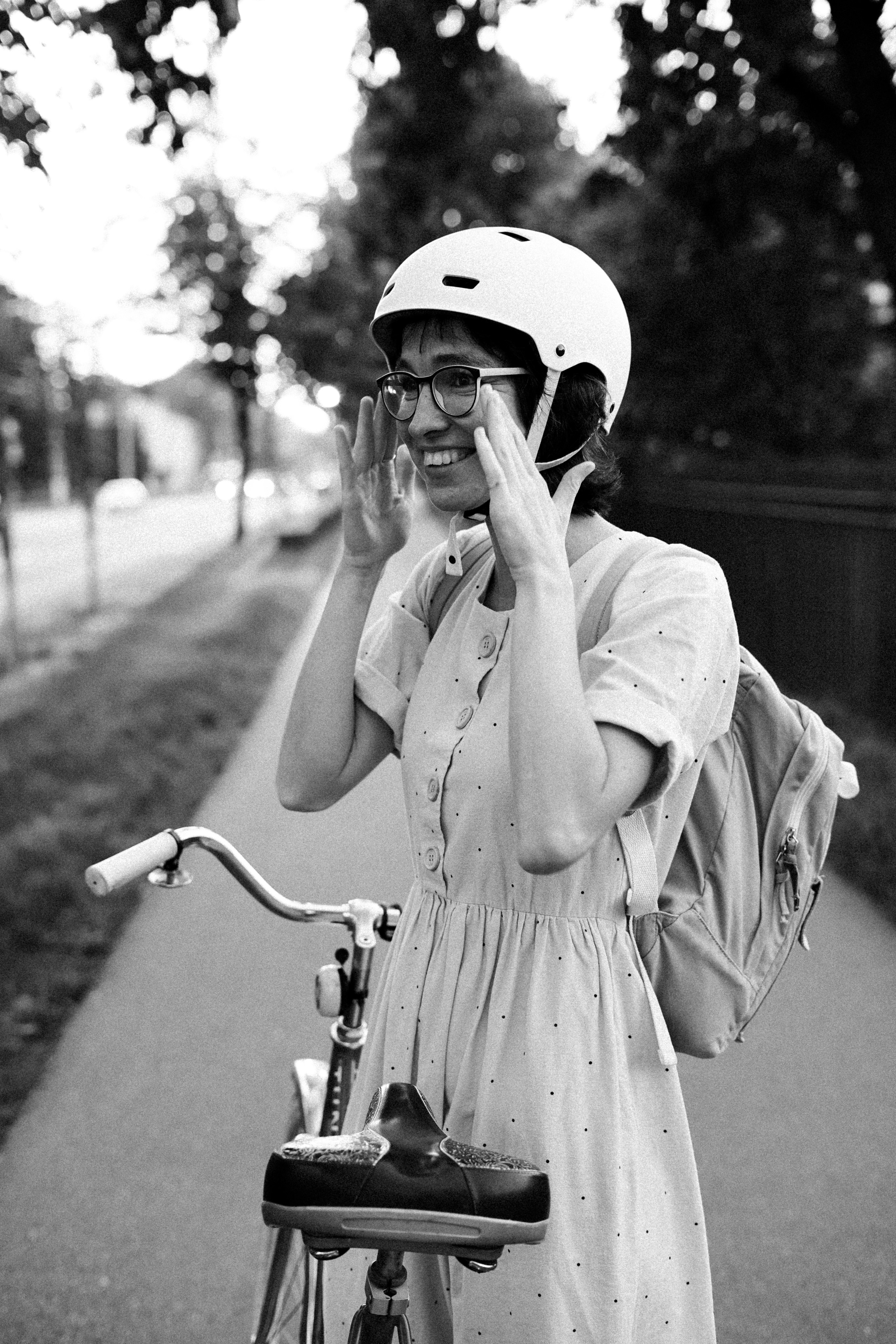 Maria, the bicycle and the end of summer. Photographer and videographer Valeria Lisauske
