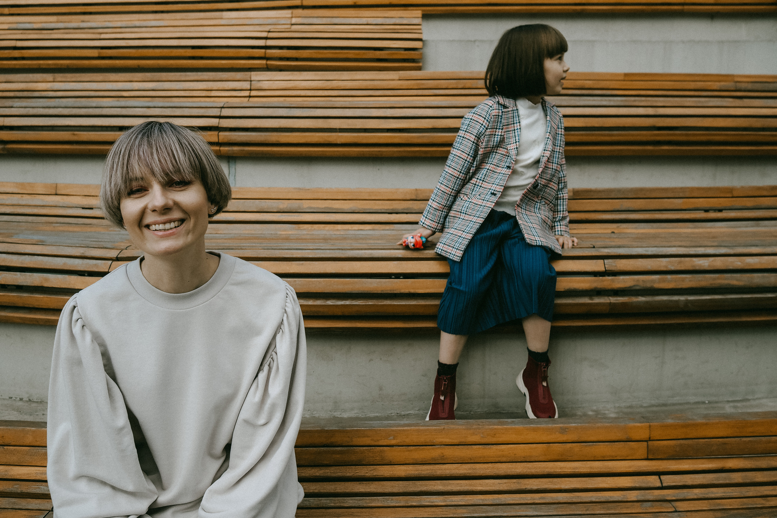 Nastya, Sasha and Mila's walk. Photographer and videographer Valeria Lisauske