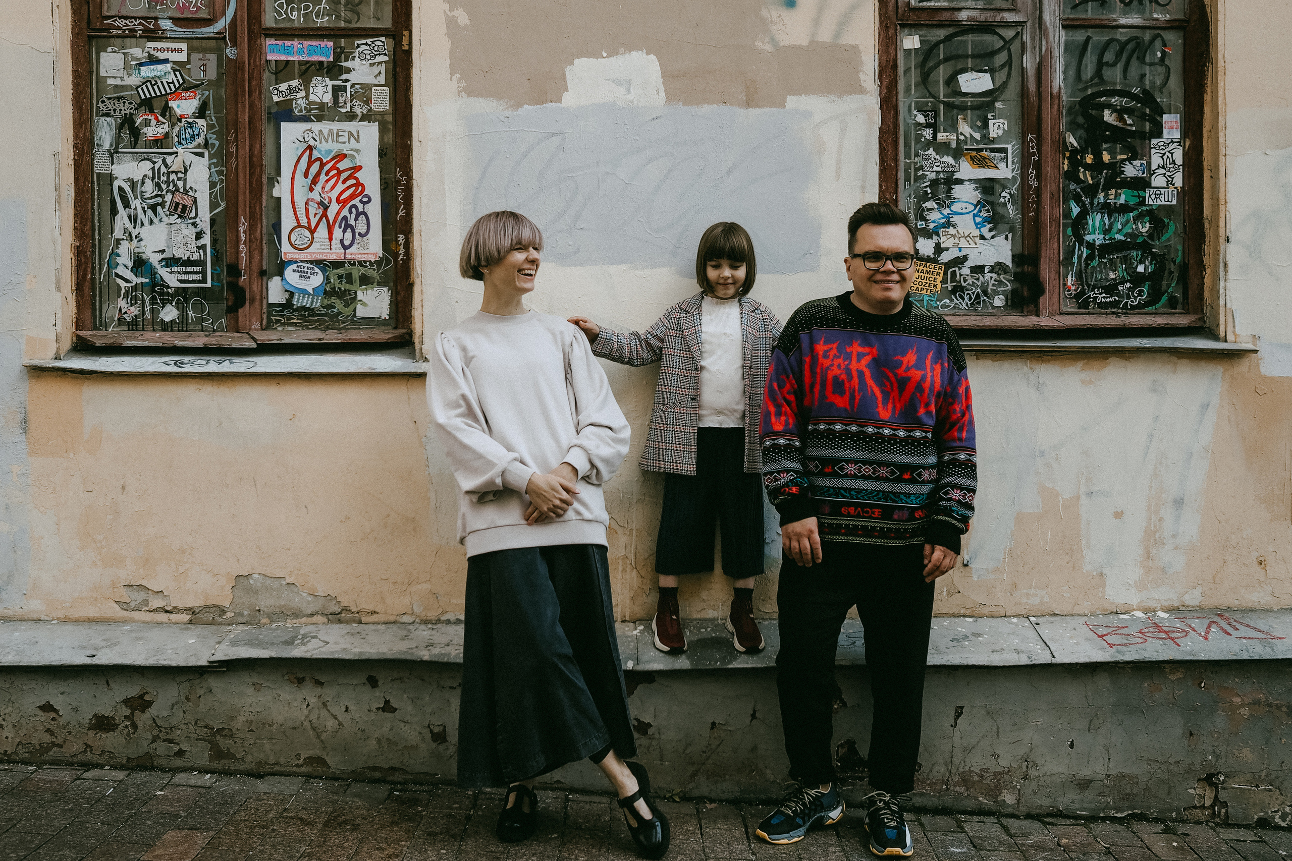Nastya, Sasha and Mila's walk. Photographer and videographer Valeria Lisauske