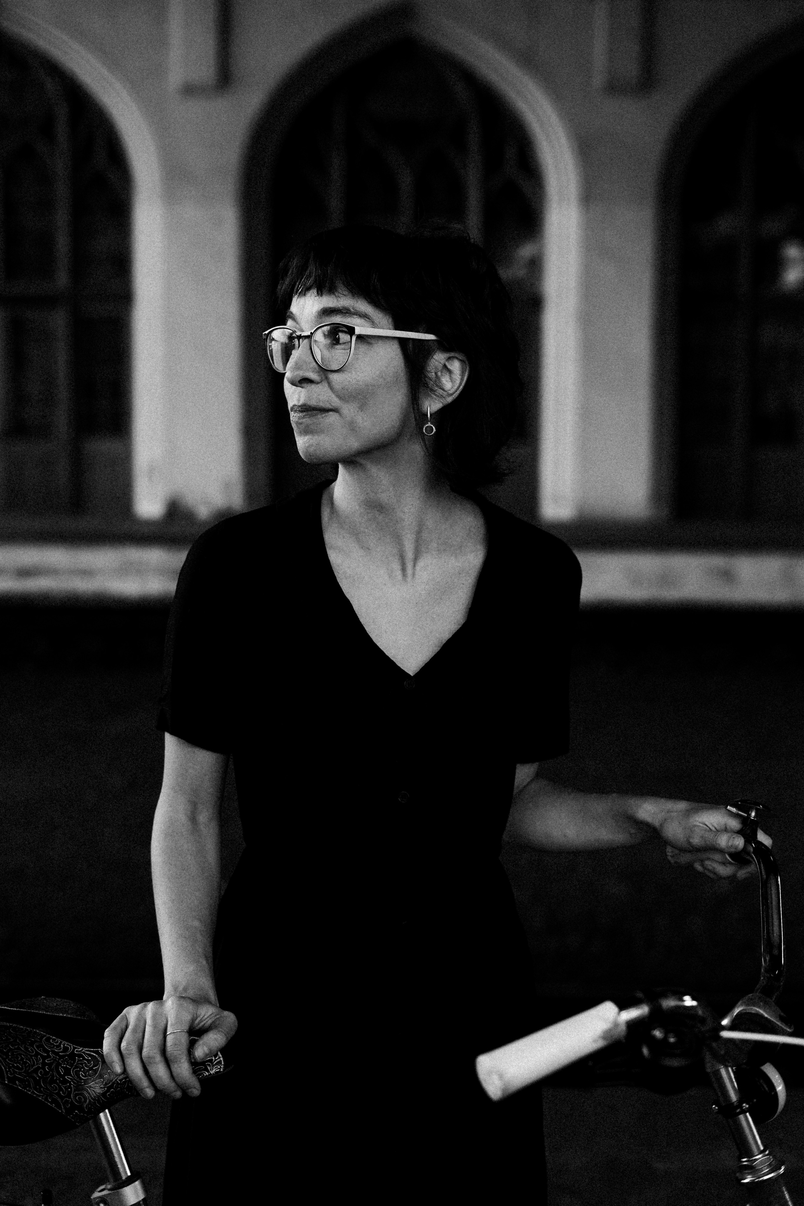 Maria, the bicycle and the end of summer. Photographer and videographer Valeria Lisauske