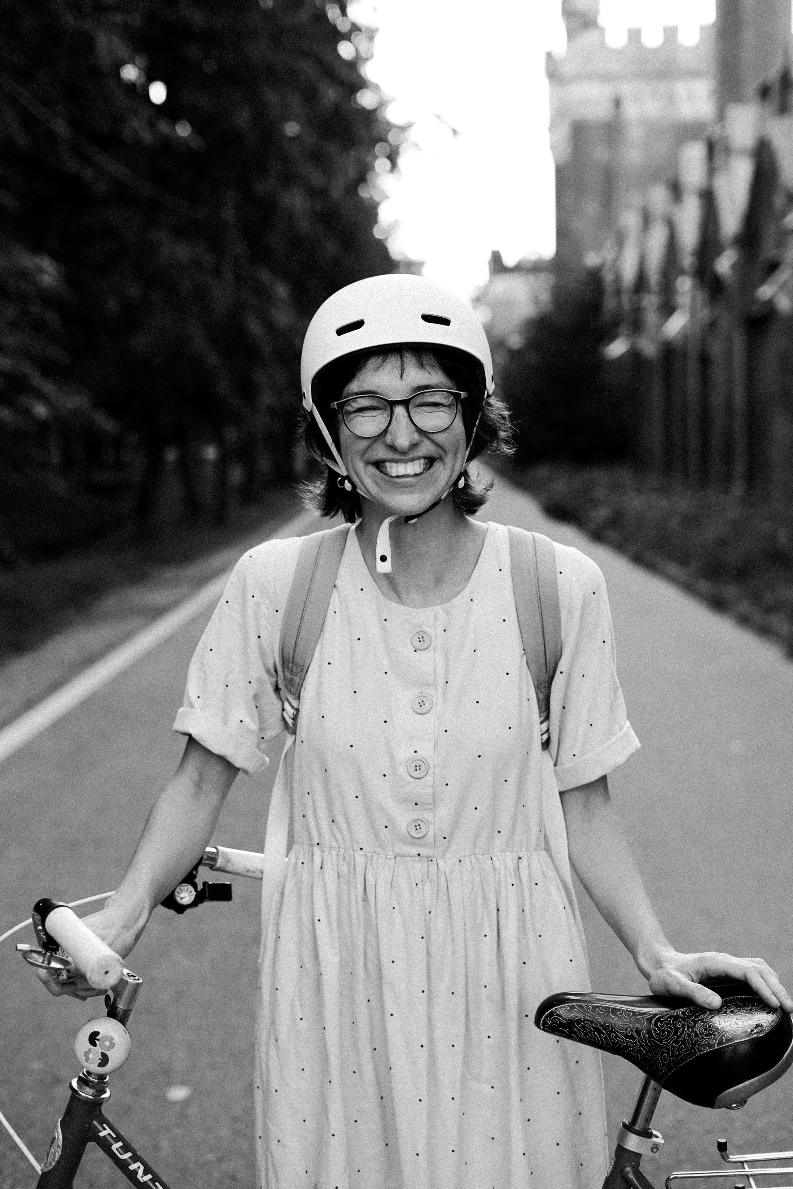 Maria, the bicycle and the end of summer. Photographer and videographer Valeria Lisauske