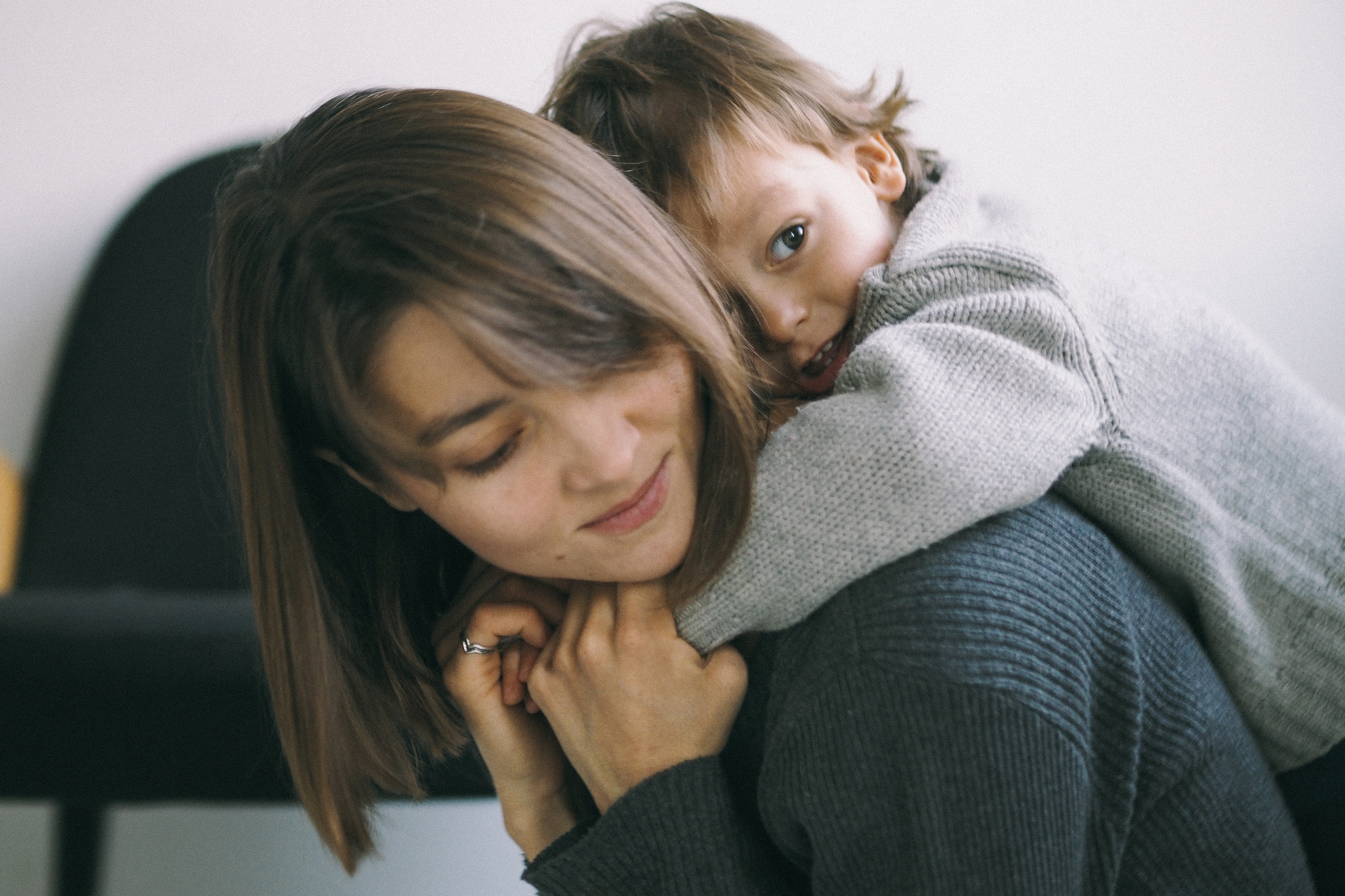 Maria and Danila in the studio. Photographer and videographer Valeria Lisauske
