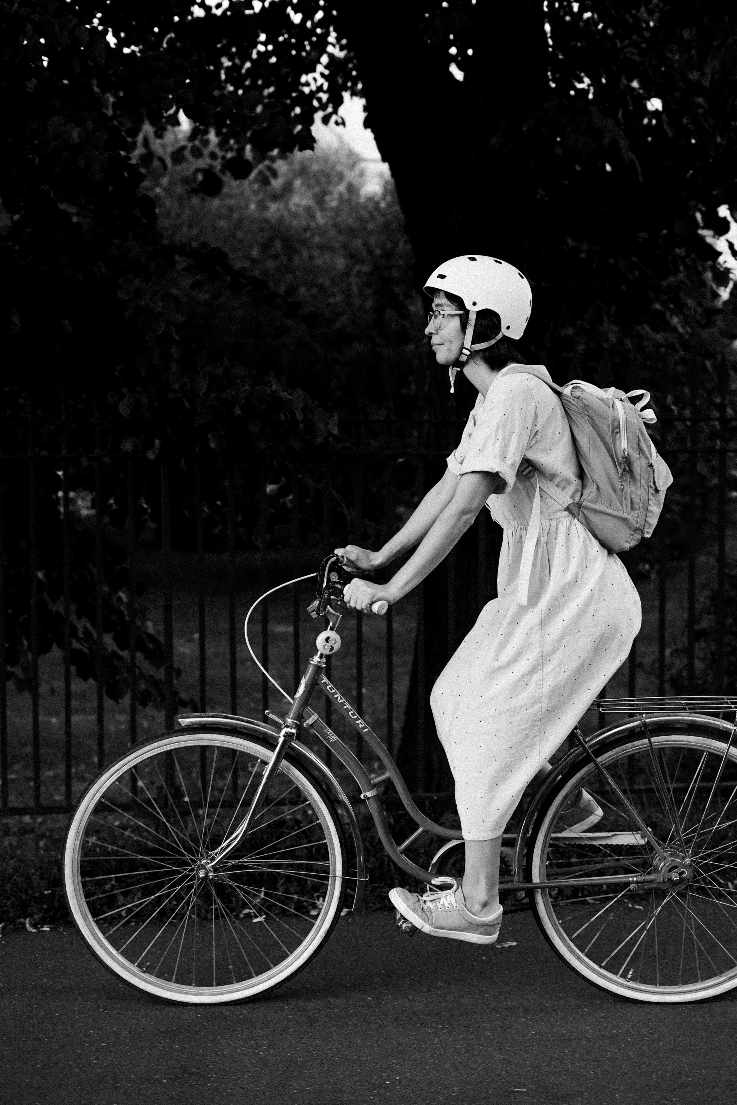 Maria, the bicycle and the end of summer. Photographer and videographer Valeria Lisauske