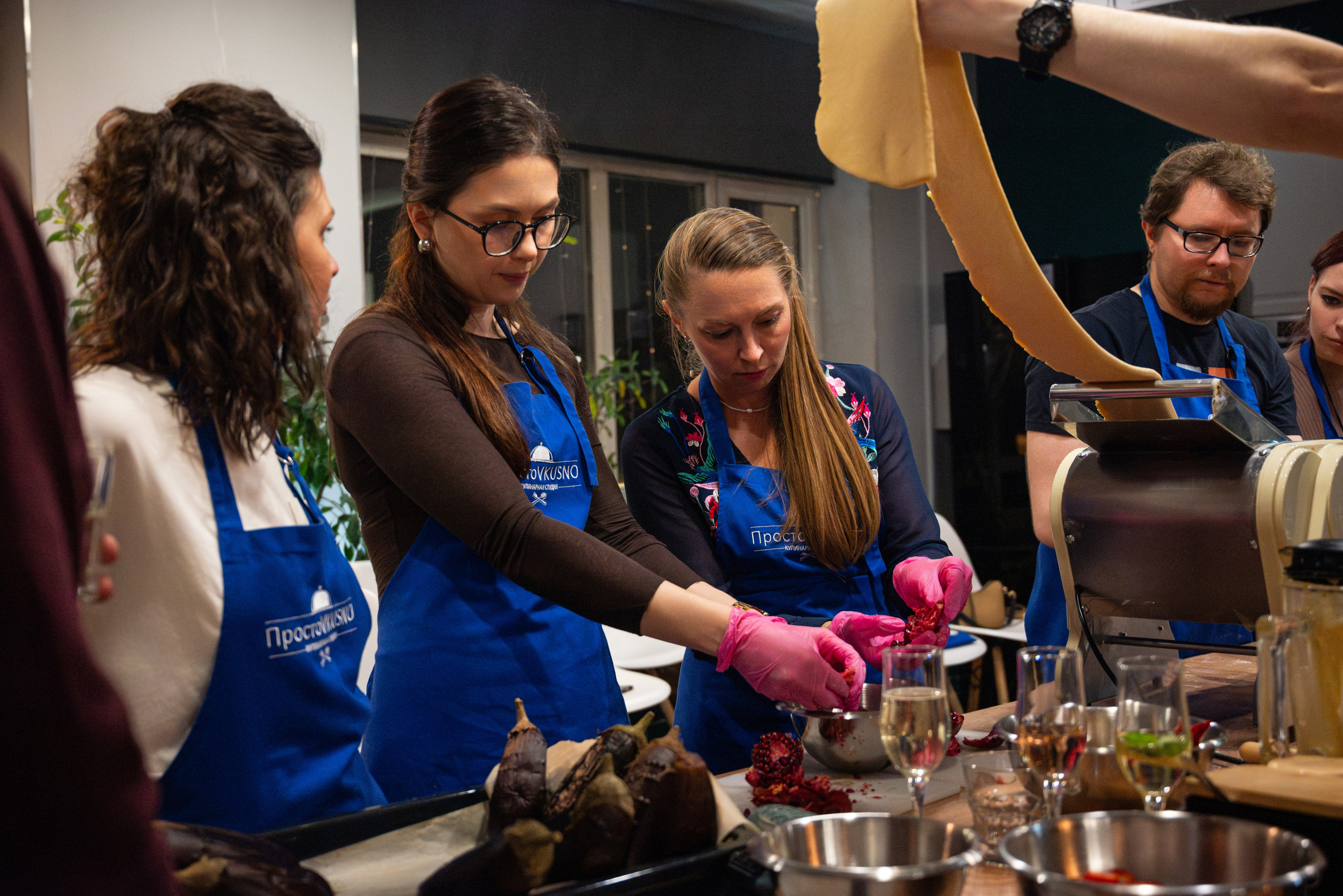 Кулинарный мастер класс. Фотограф мероприятий в Москве
