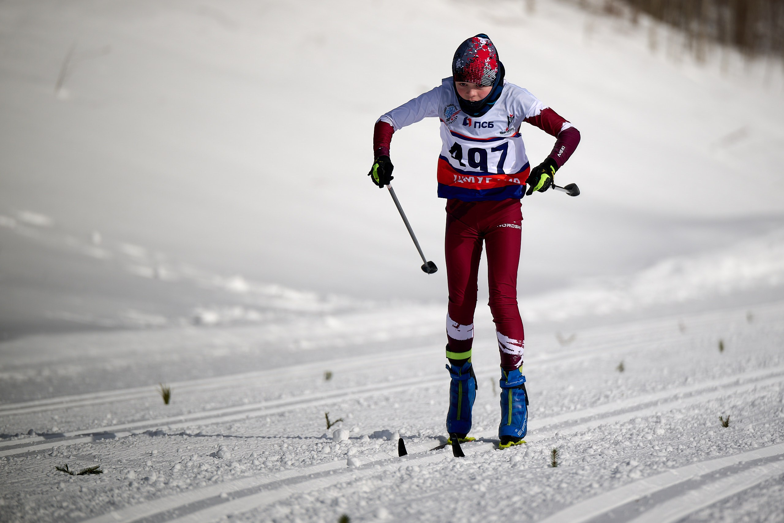 Всероссийские соревнования по лыжным гонкам «Пионерская правда». Ижевс. Спортивный репортажный фотограф в Ижевске Сергей Мерзляков
