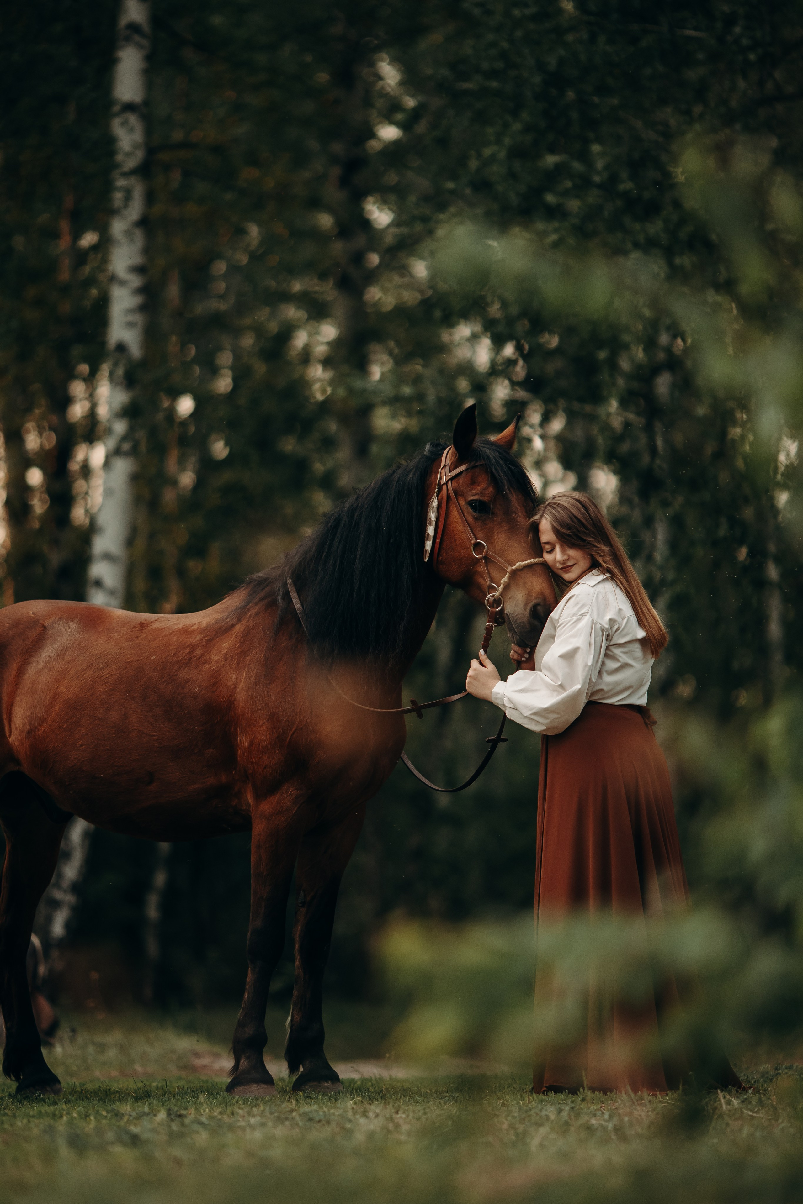 Ксения и Талисман. Анна Молчанова конный фотограф в Тюмени | фотосессии с лошадьми Тюмень