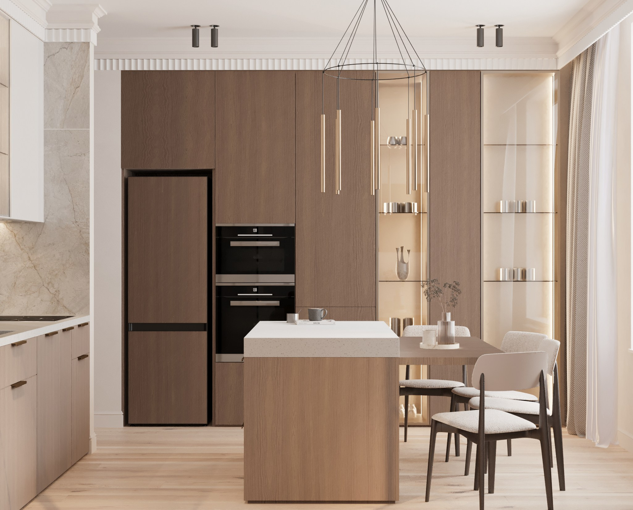 Квартира Алмата. Дизайнер интерьера в Москве Екатерина Шаймердинова