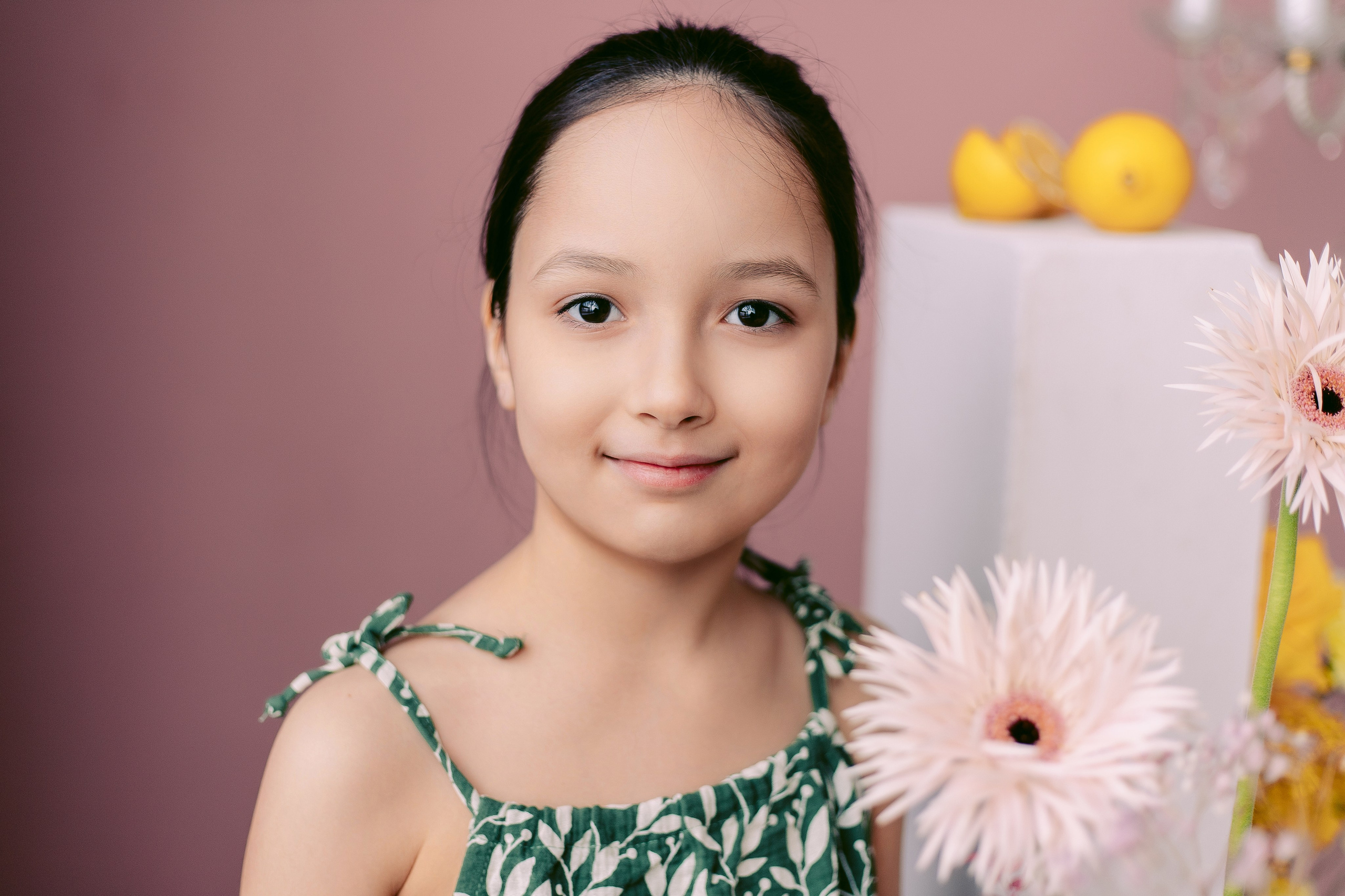 Цветочная фотосессия в фотостудии. Семейная фотосессия. Фотограф в Санкт-Петербурге, Анна Скворцова