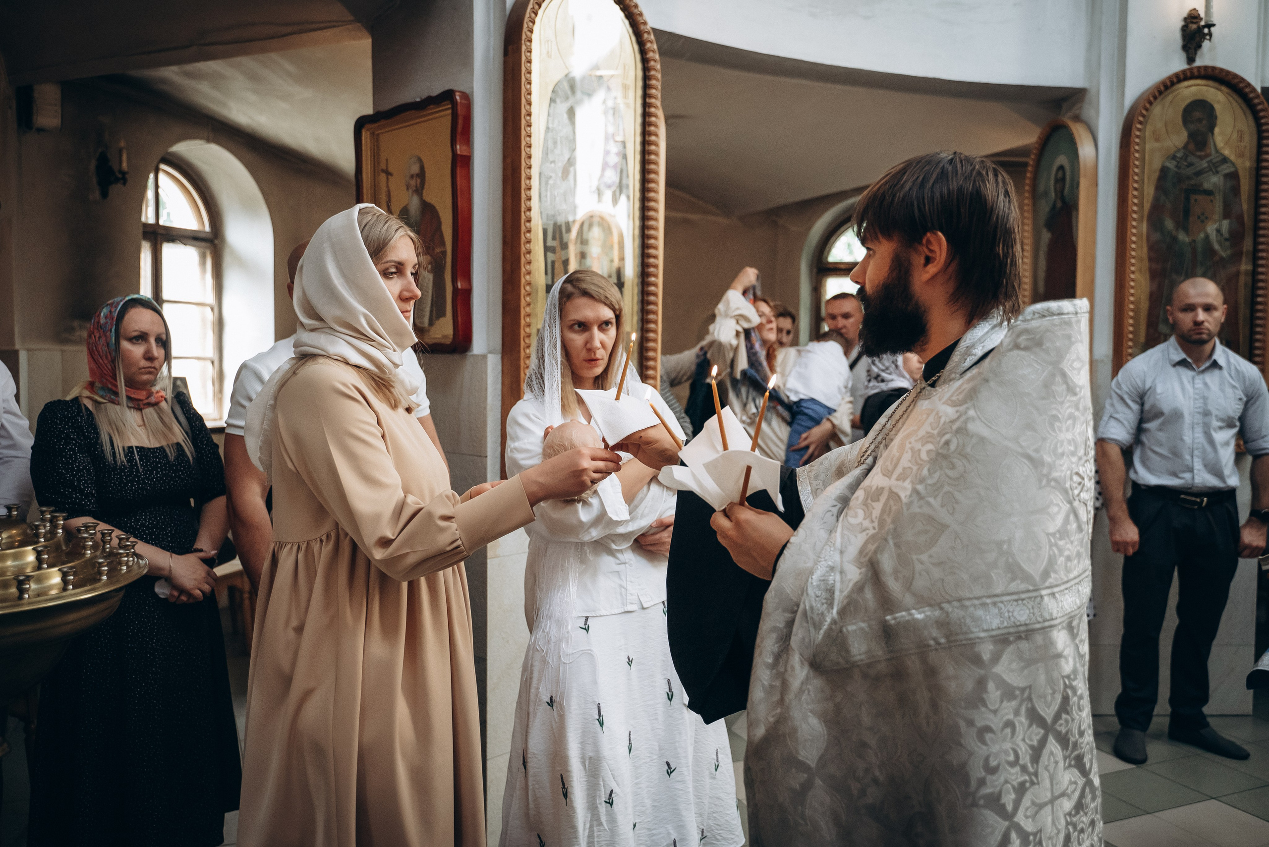 Крещение Демьяна. Семейный фотограф в Минске Дарья Дреко