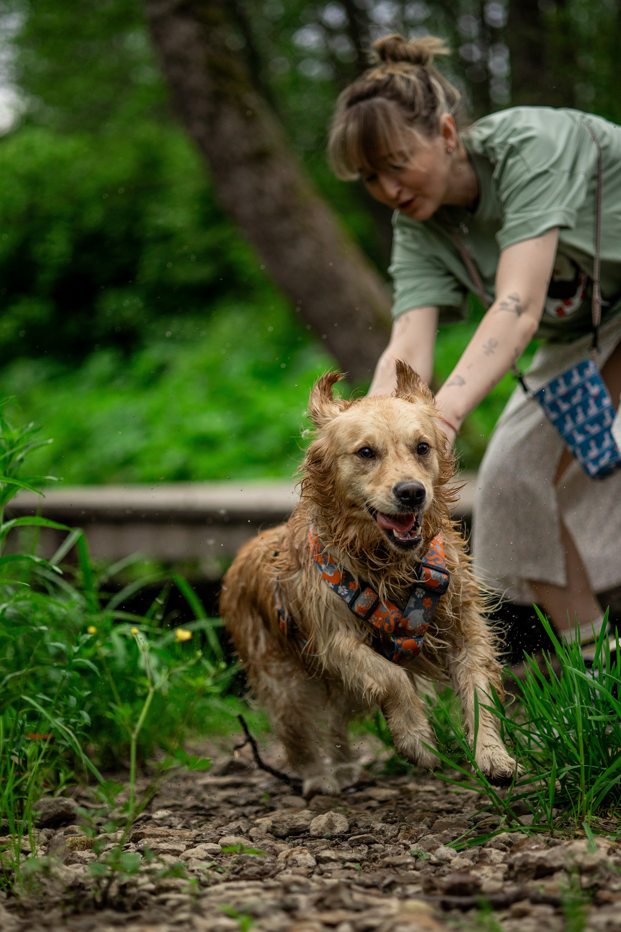 Съемка с собакой. Анастасия Белаш