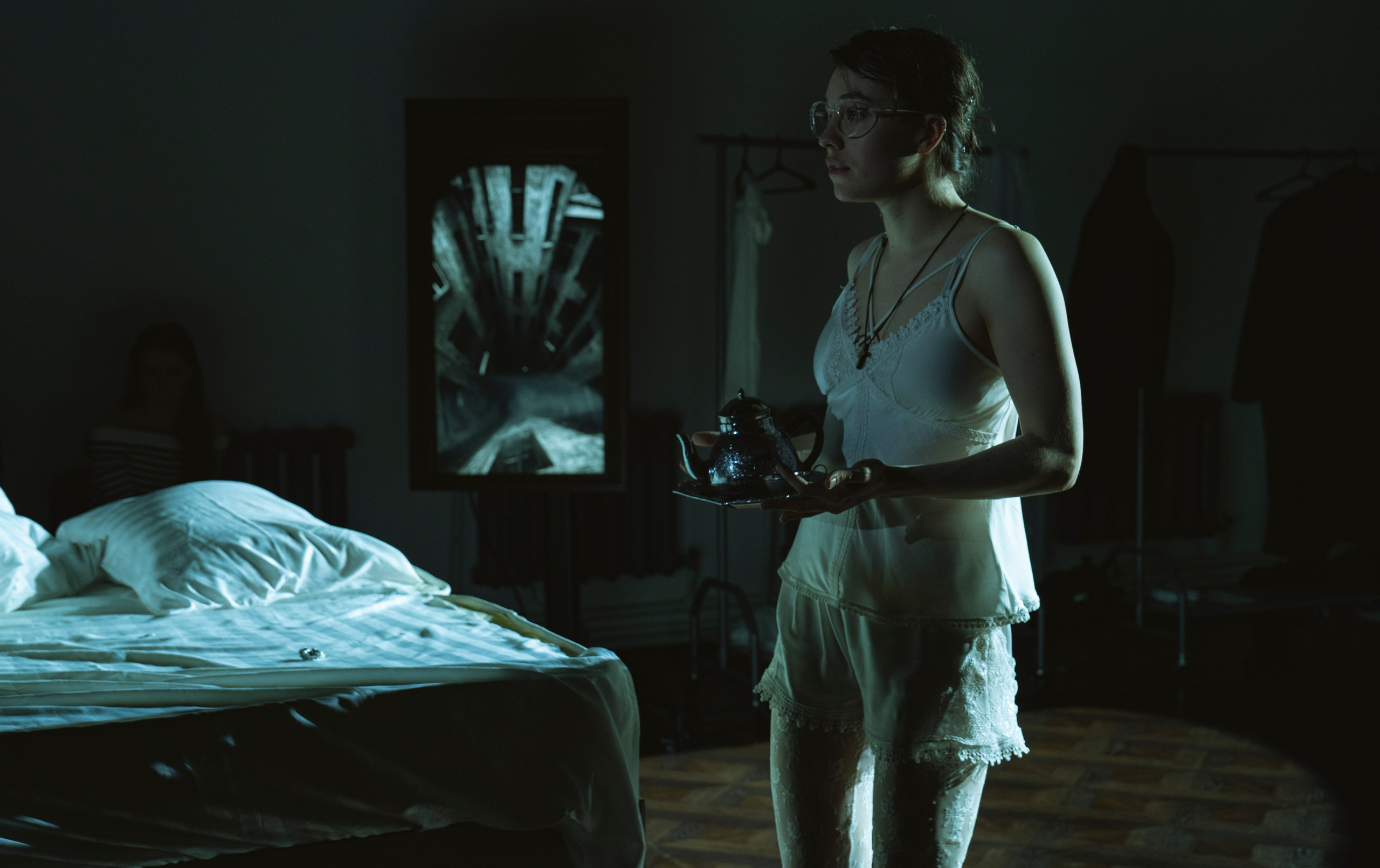 Кроткая. Монтаж. Реж. Артем Злобин. A Gentle Creature, dir. Artem Zlobin. Фотограф Ирина Соколенко Санкт-Петербург