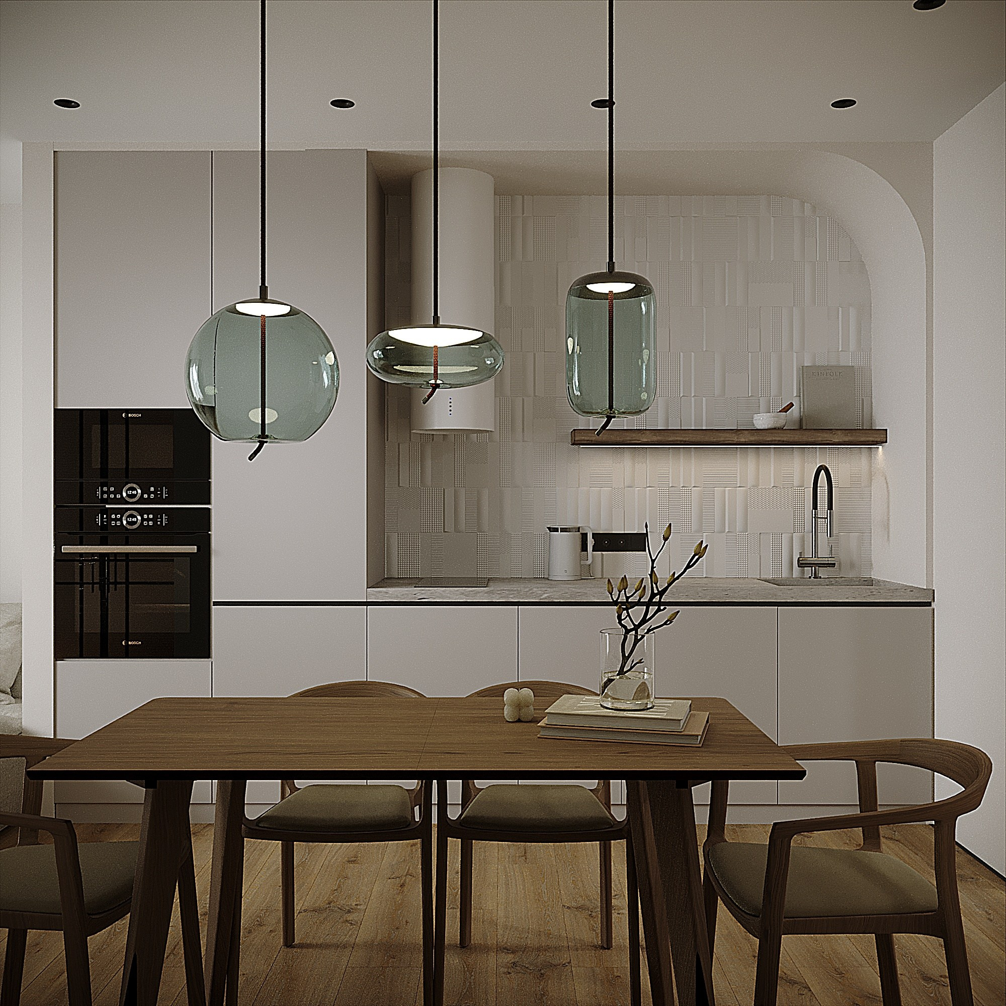 Квартира в стиле джапанди. Lina architector | Дизайн интерьера