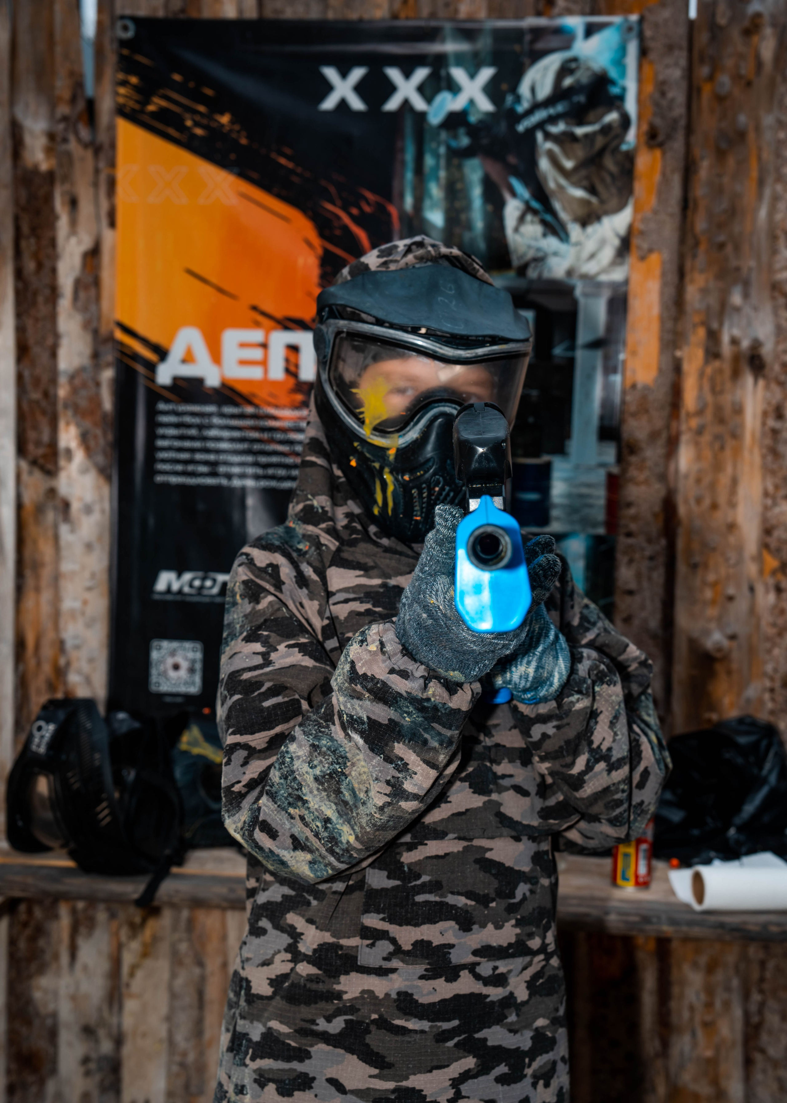 Пейнтбол. Крамер Юлиана детский и семейный фотограф