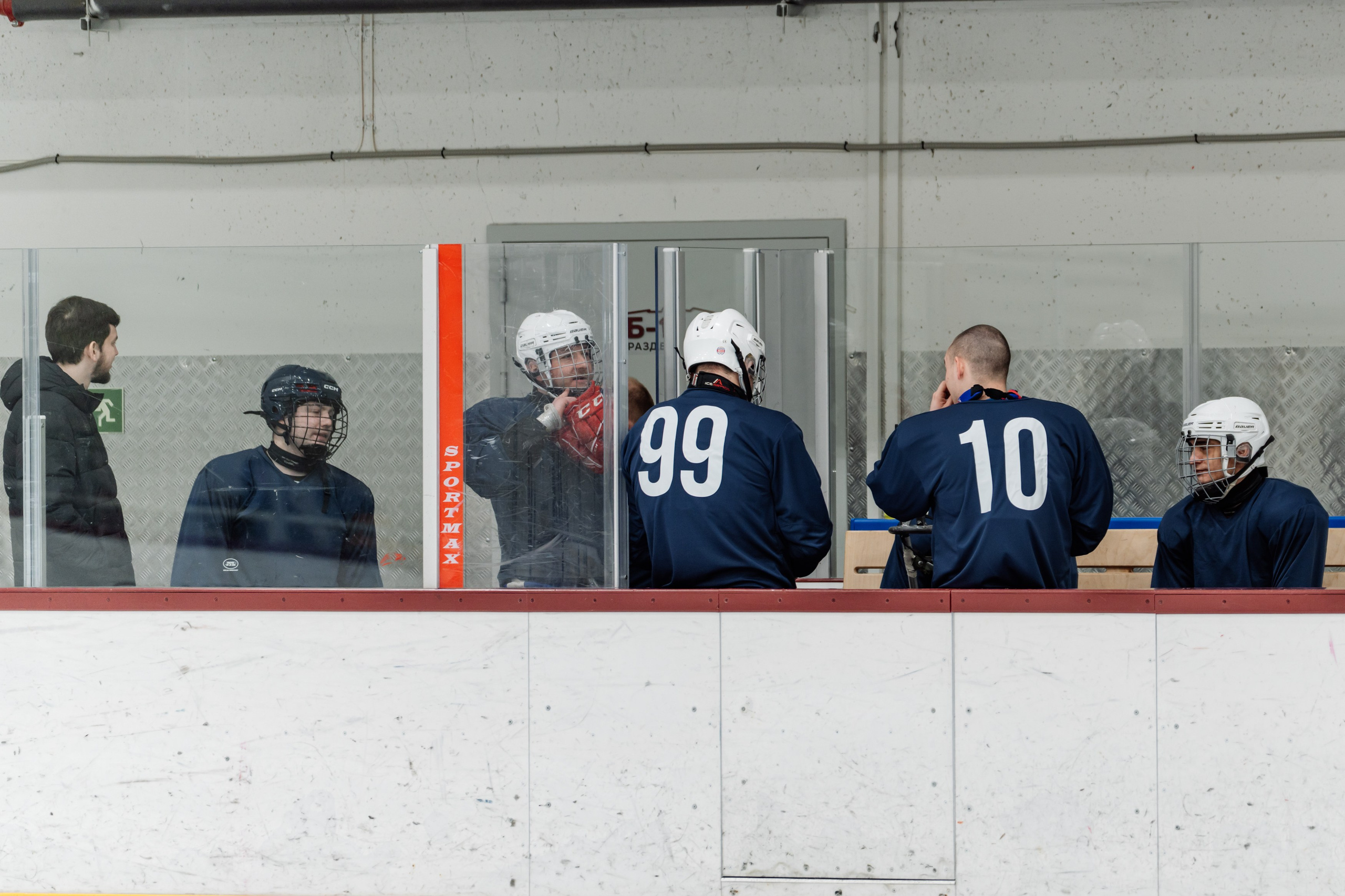 Игра в следж хоккей приуроченная 23.02.26 в арене Сталкер