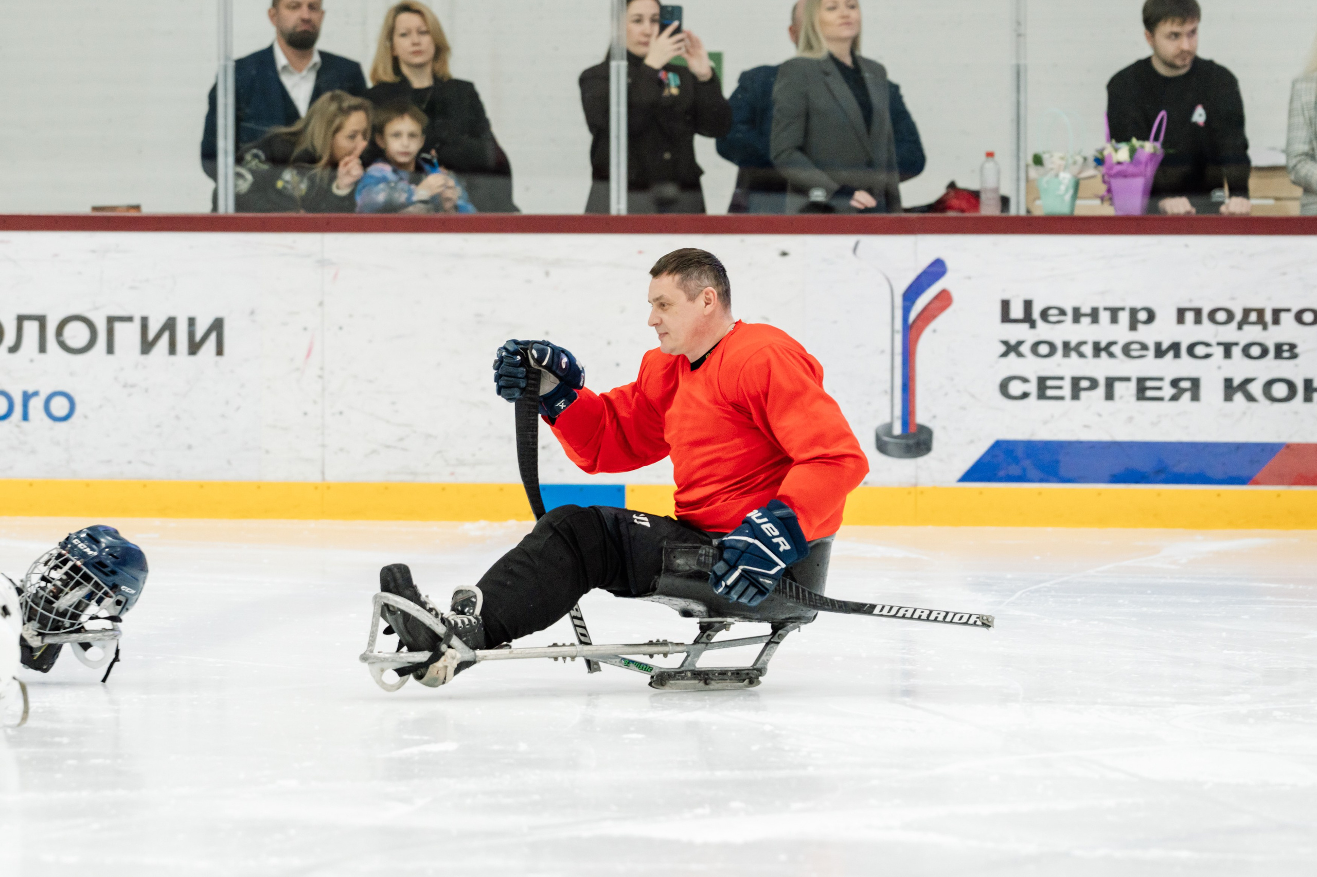 Игра в следж хоккей приуроченная 23.02.26 в арене Сталкер