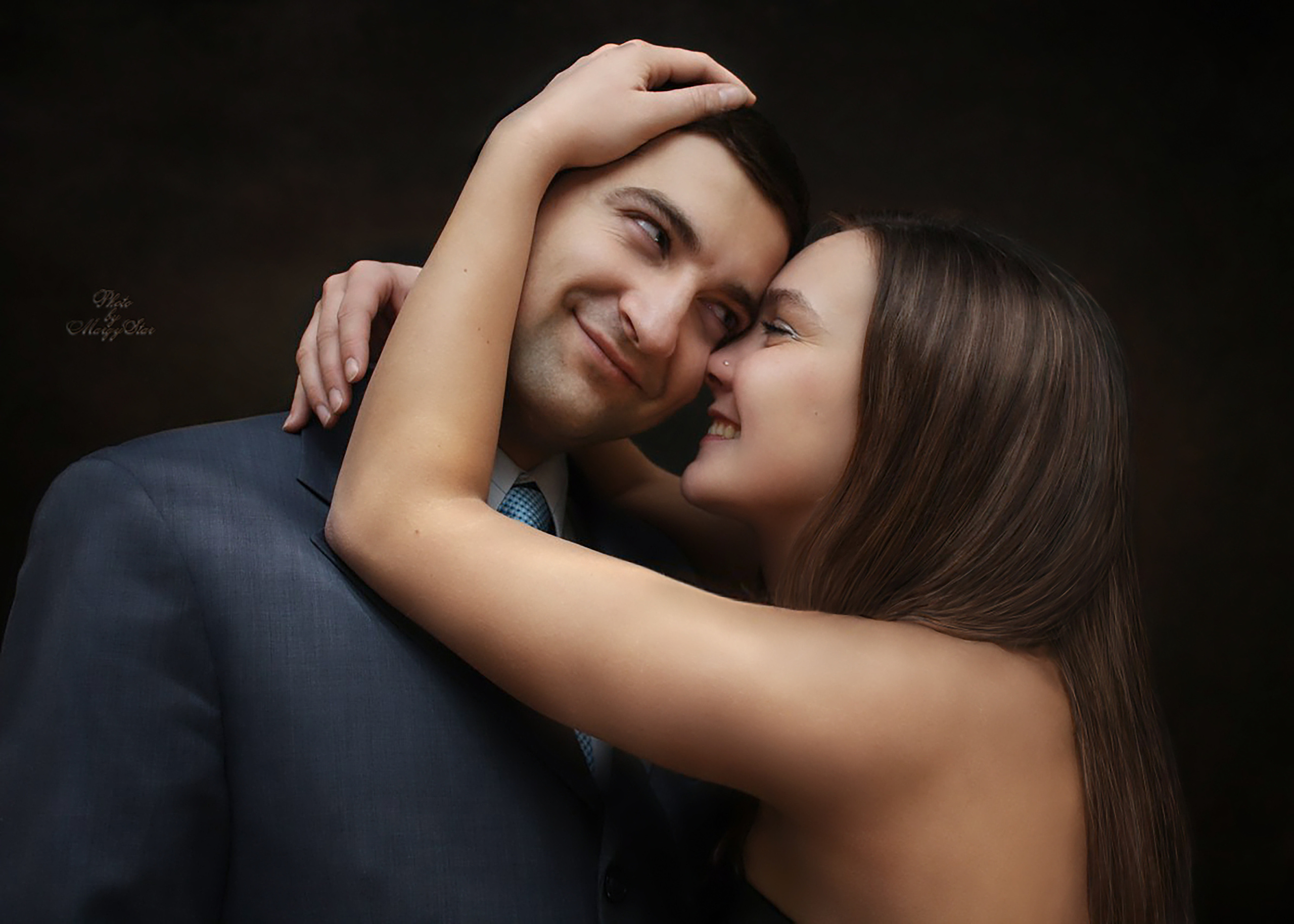 Юля и Саша (студийный портрет). Фотограф и ретушер Маргарита Павлюк Москва