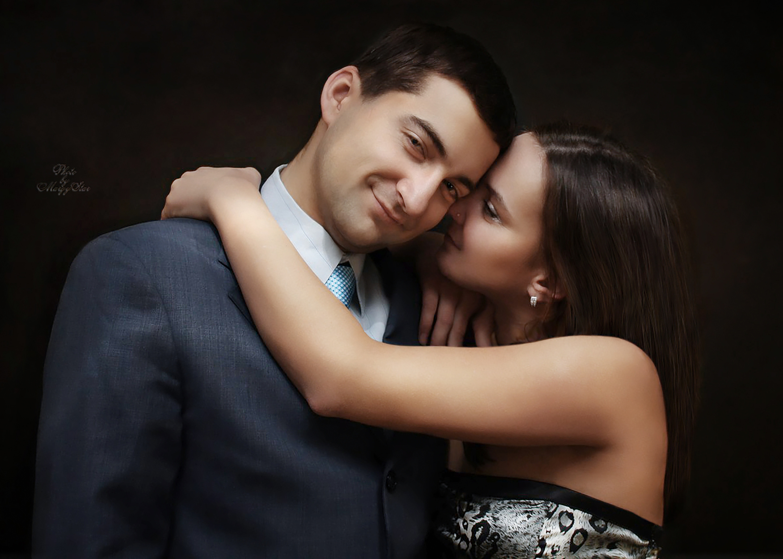 Юля и Саша (студийный портрет). Фотограф и ретушер Маргарита Павлюк Москва