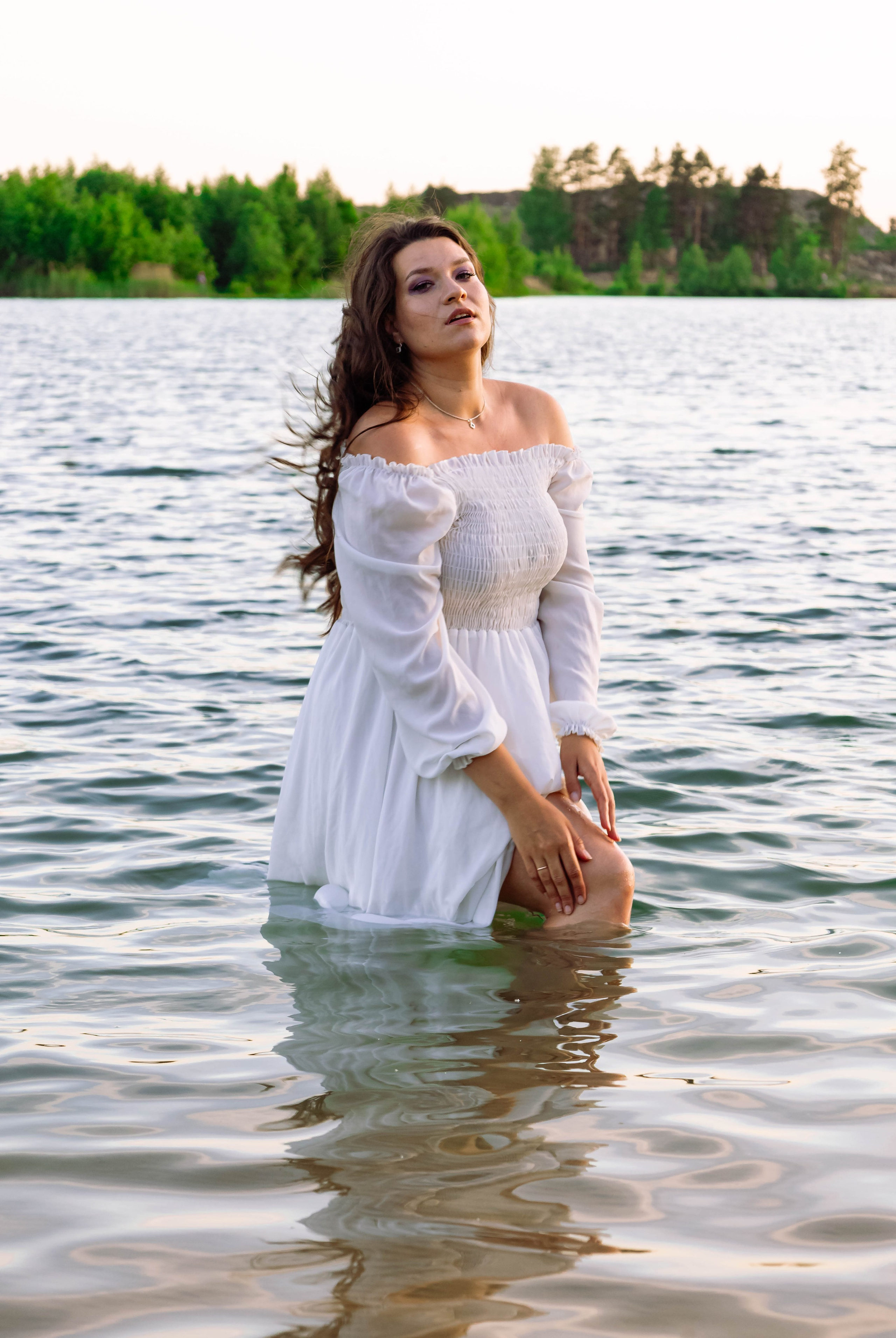 Алена. Люпины в карьере. Портретный фотограф Панферова Регина г. Санкт-Петербург, г. Казань