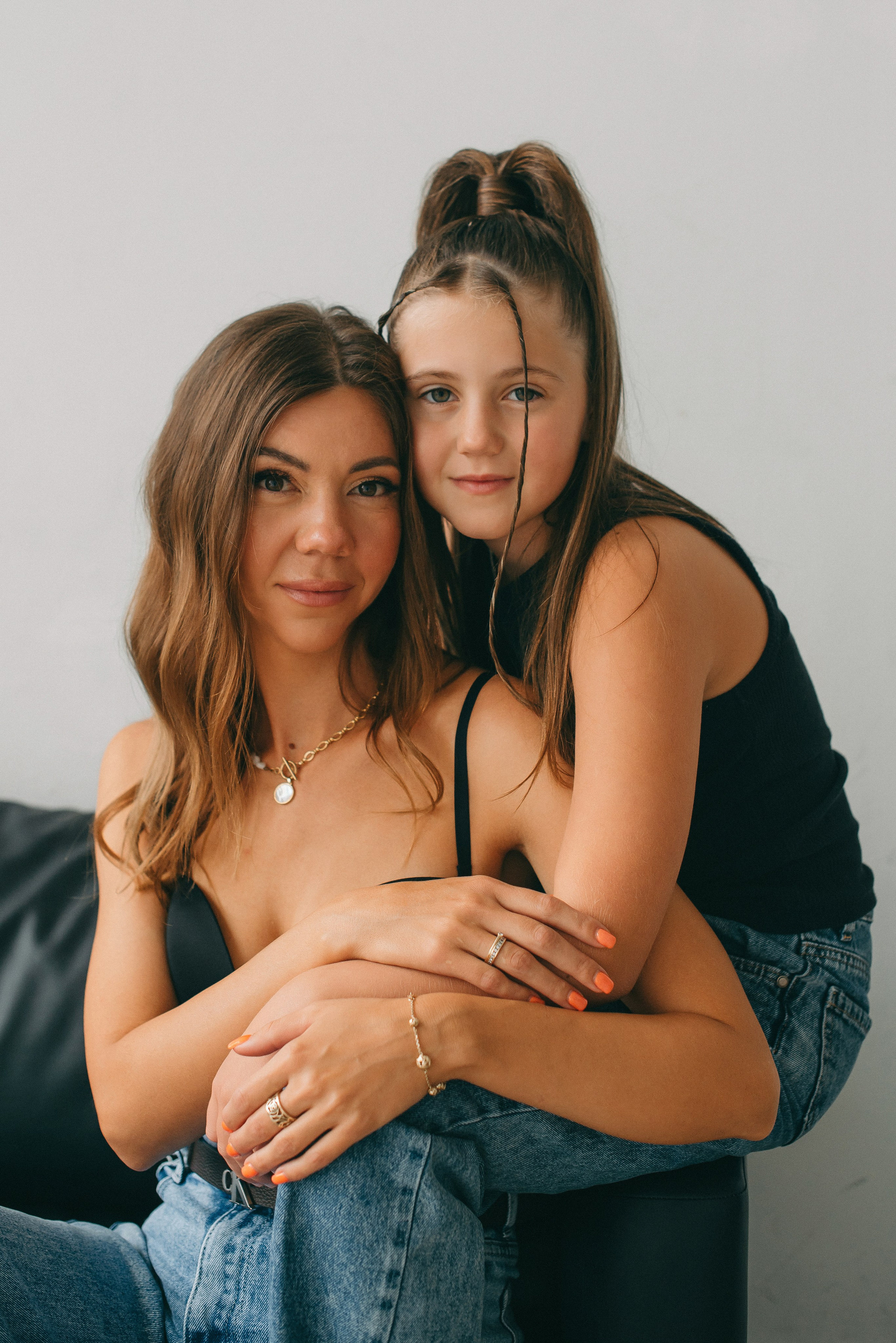 Семейная фотосессия в студии. Семейный и детский фотограф в Обнинске, Калуге, Москве