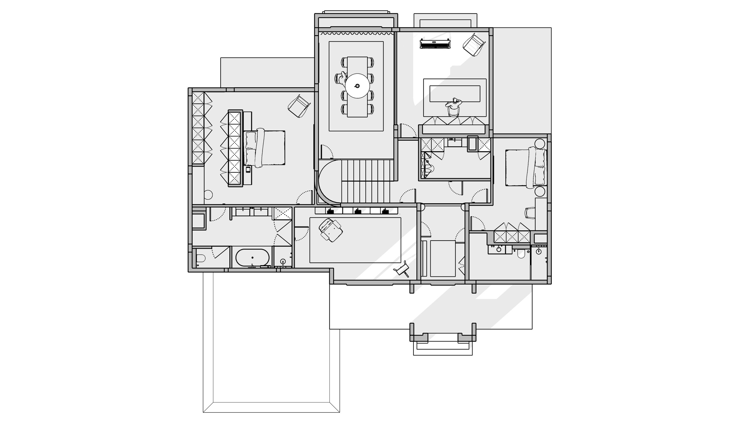 Дубай · Частный дом · 410 м². Дизайн интерьера в Калининграде — студия Dune Design. Архитектурный минимализм для жилых и коммерческих пространств