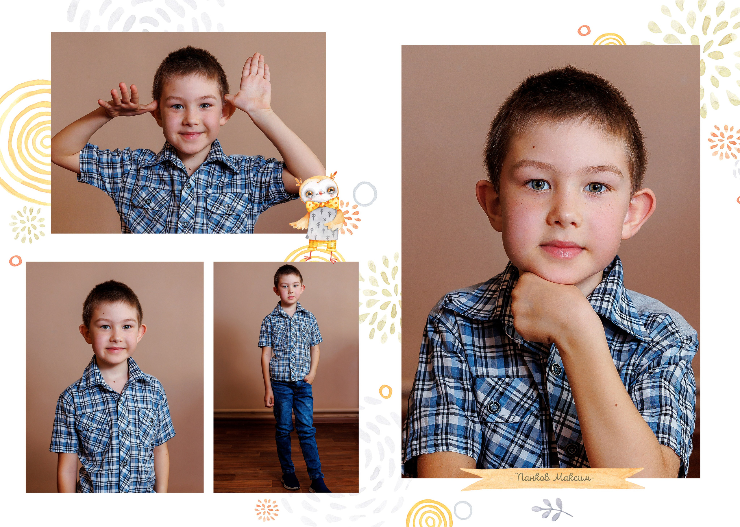 Выпускной альбом для детского сада. Семейный фотограф в Саратове Юлия Охотникова