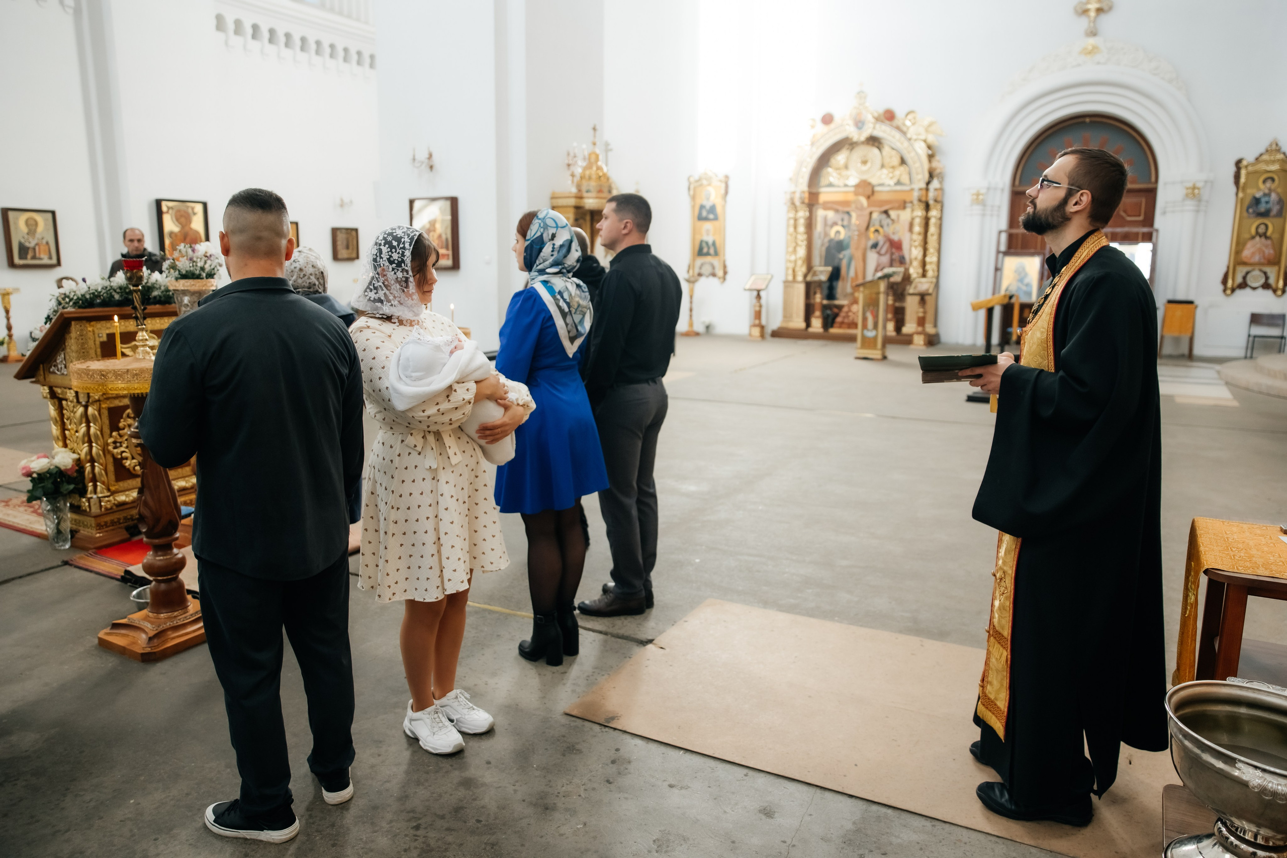 Крещение Мирославы. Храм иконы Божьей Матери «Всех скорбящих Радость». Фотограф ВИКА МЕДУЗА