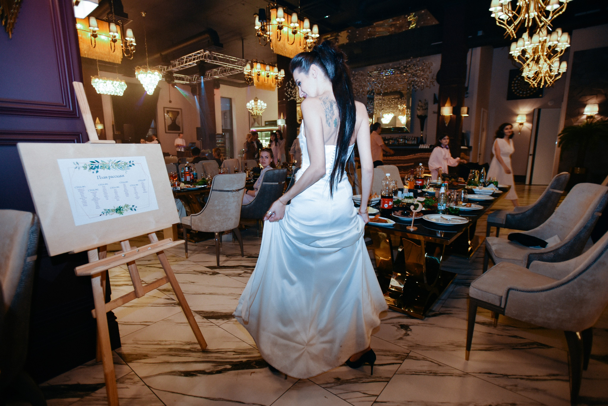 Виктор и Ангелина Банкет на 100 гостей Ресторан Segreto. Фотограф Лола Волна, город Москва