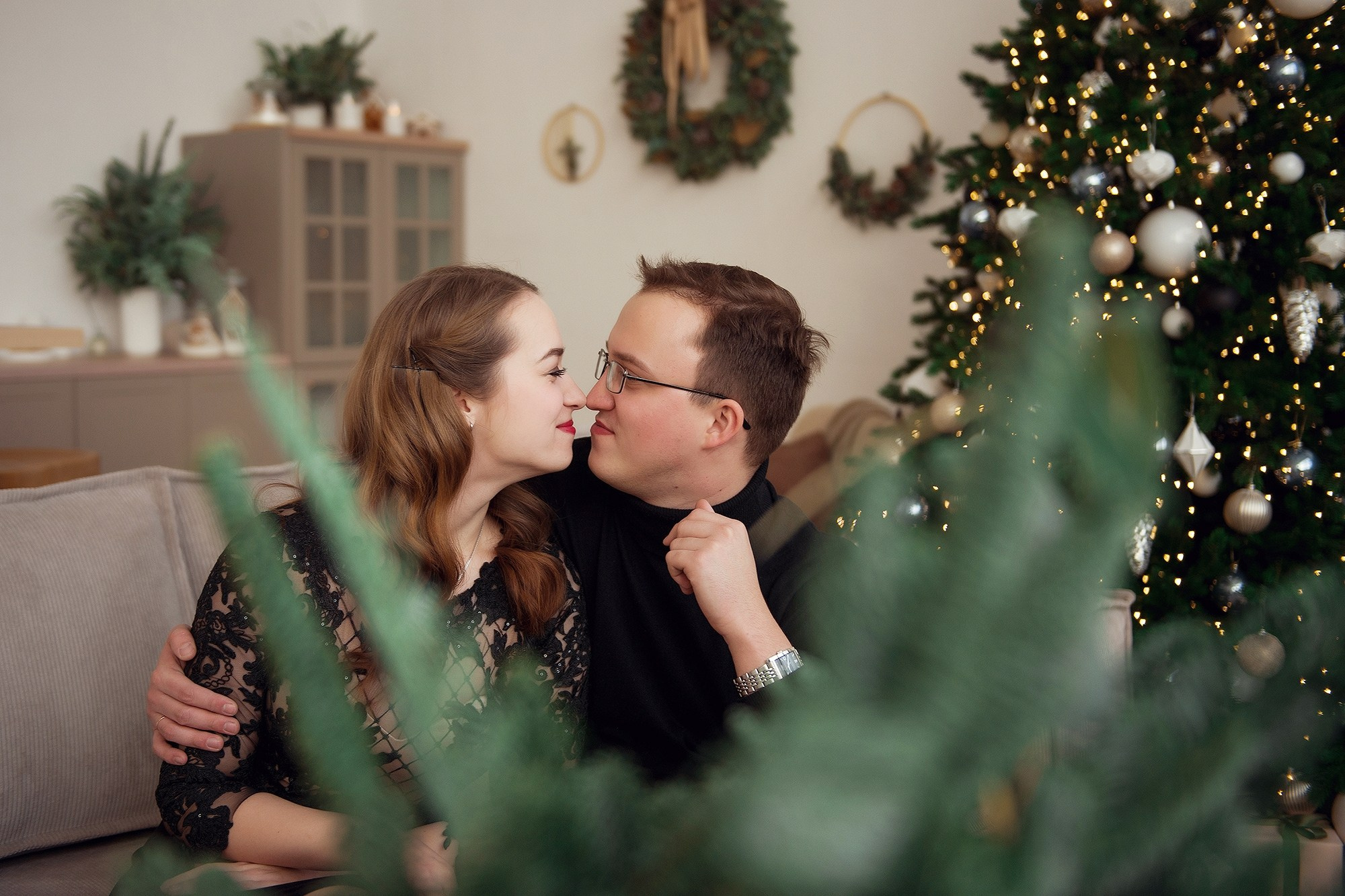 Новогодняя Love Story. Фотограф Кристина Гришина Рязань