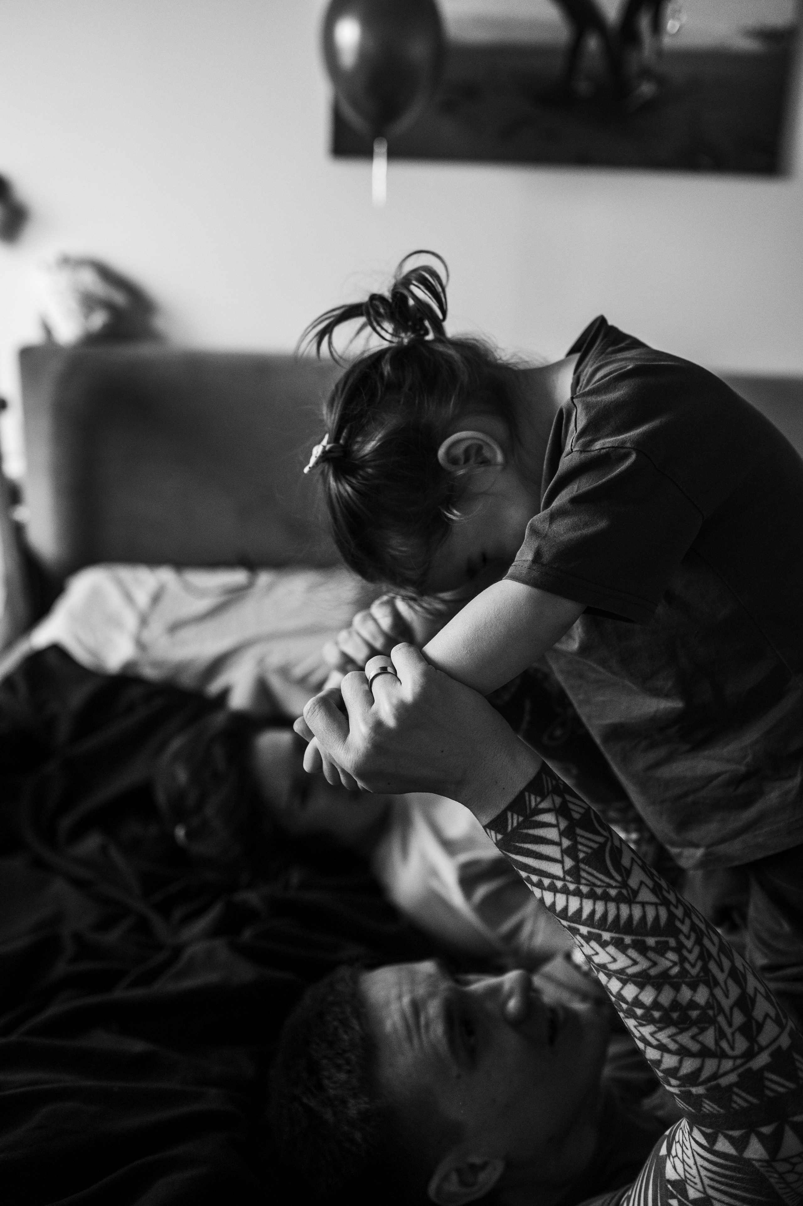 Руслан, Марта и Кира дома. Семейный и свадебный lifestyle-фотограф в Москве Мария Петрова