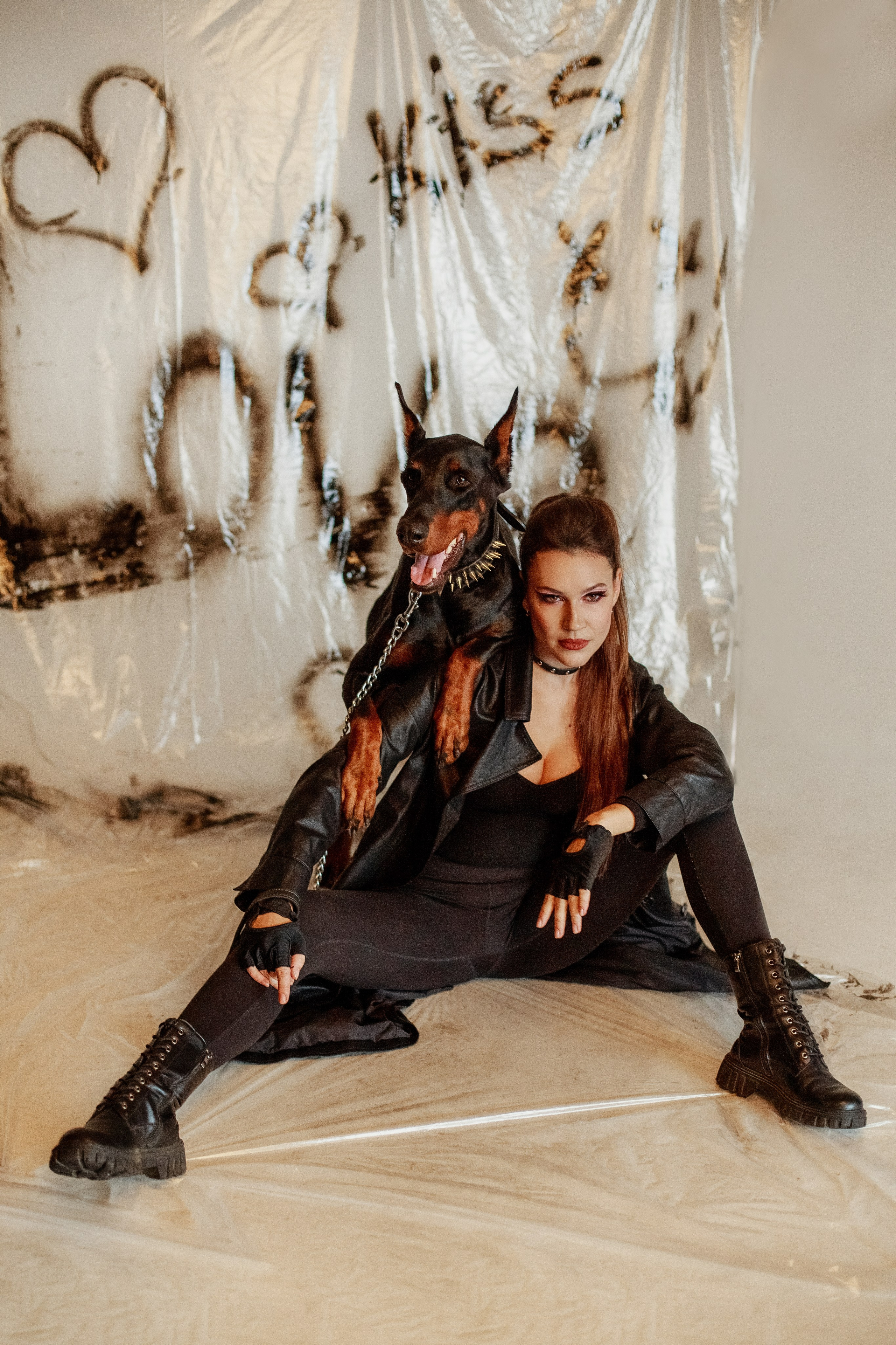Фотосессия с доберманом в Ставрополе. Фотограф Ставрополь Пятигорск Елизавета Дарина