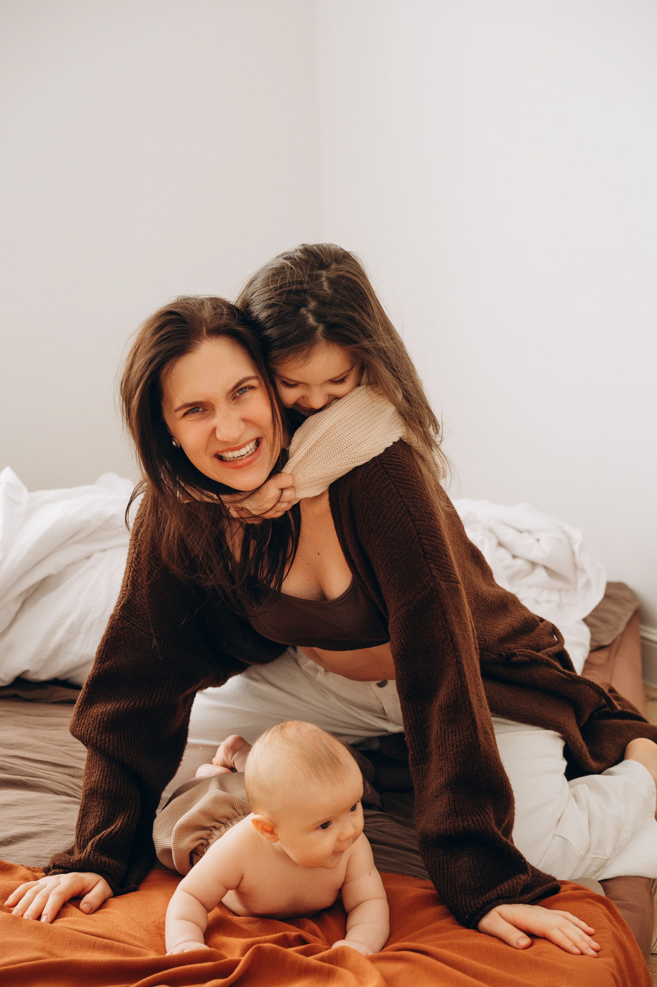 Ангелина, Ева и Аня. Фотограф беременности и семьи, домашние съемки, Ньюборн