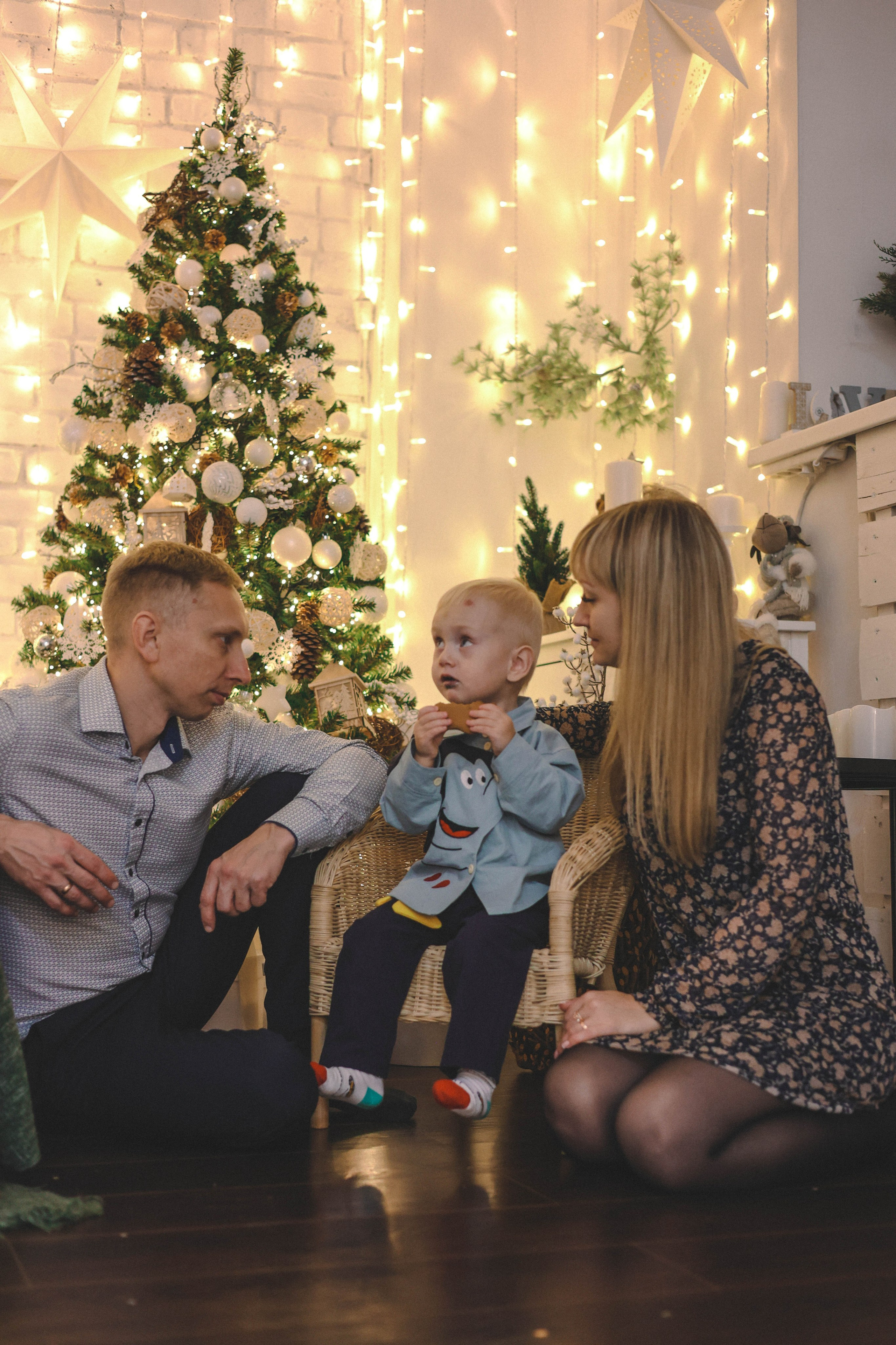 Новогодняя история «Мария и ее семья». Фотограф в Москве Анастасия Калинина