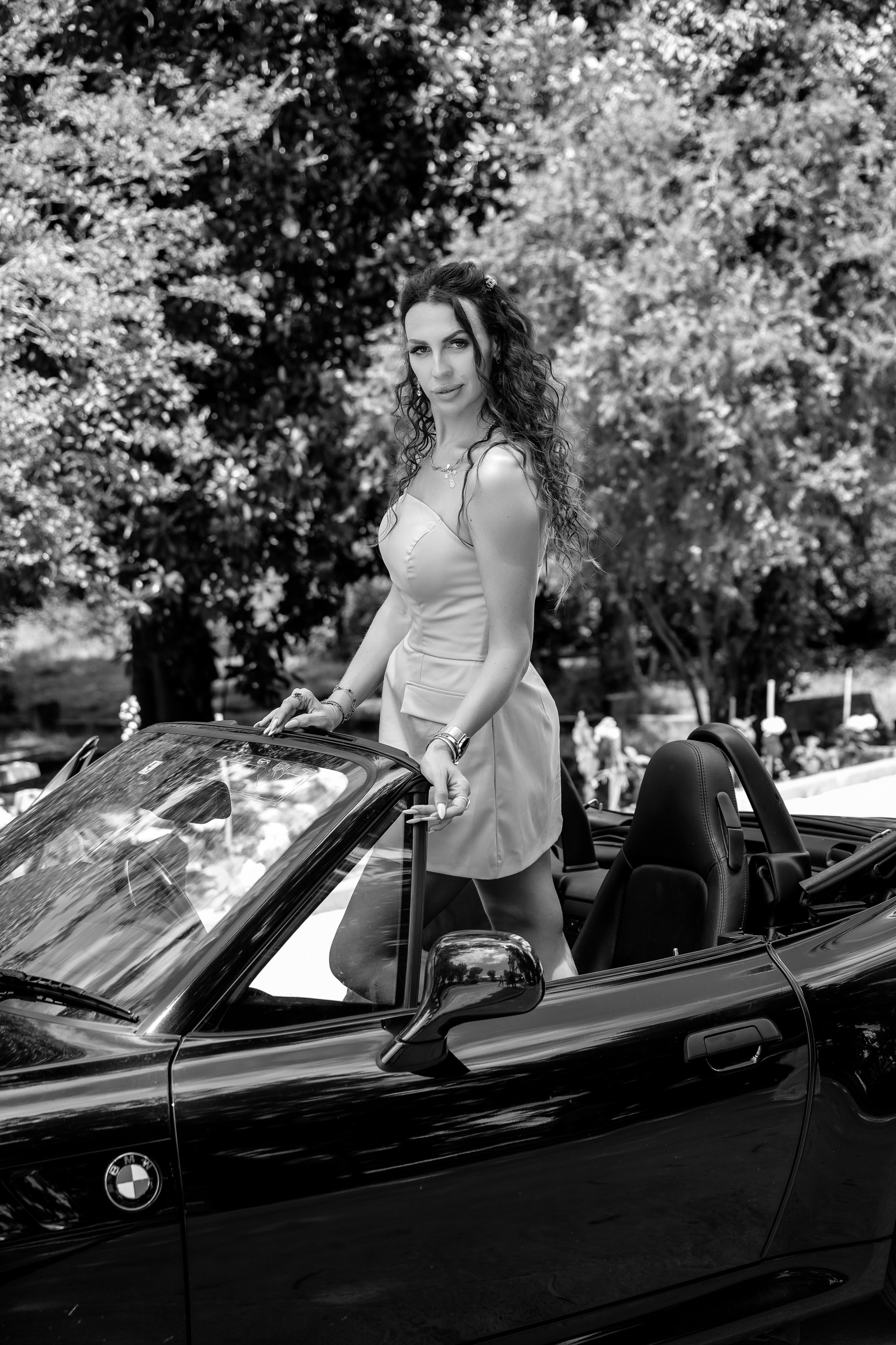 Леся и кабриолет. Наталья Слесаренко фотограф в Сочи