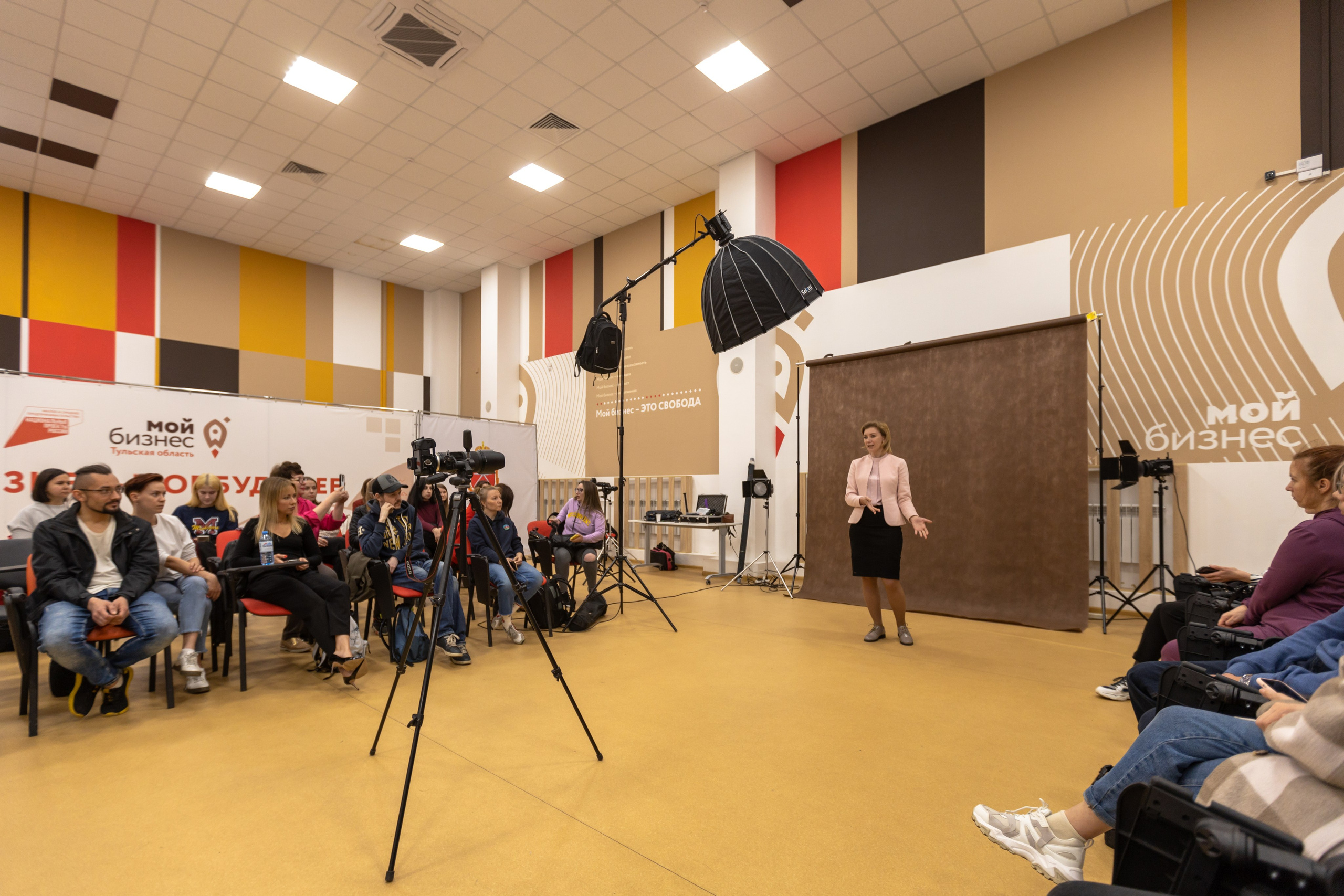 Репортаж для Мой Бизнес — Мастеркласс Павла Ребанда. Фотограф в Туле Крупский АнДРей. Фотостудия «КАДР71» в Туле