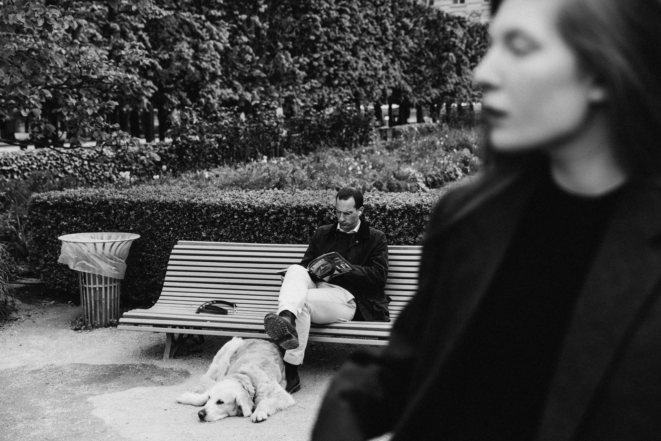 Autumn light. Photographer in Paris