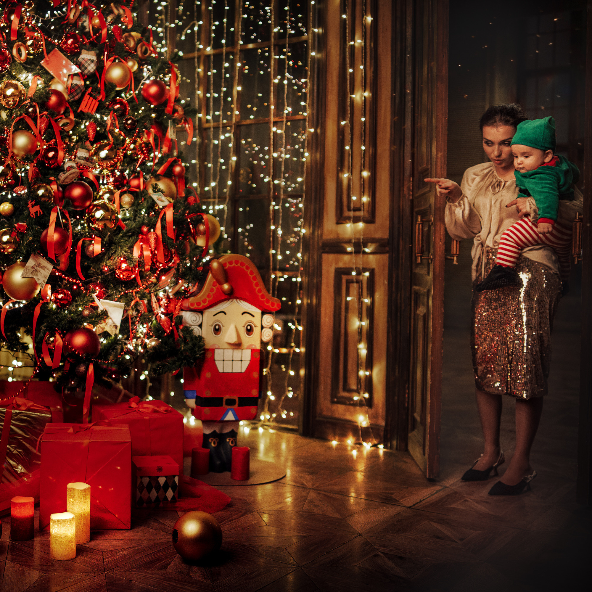 Новогодние съёмки. Фотограф на крещение и венчание, дни рождения и праздники