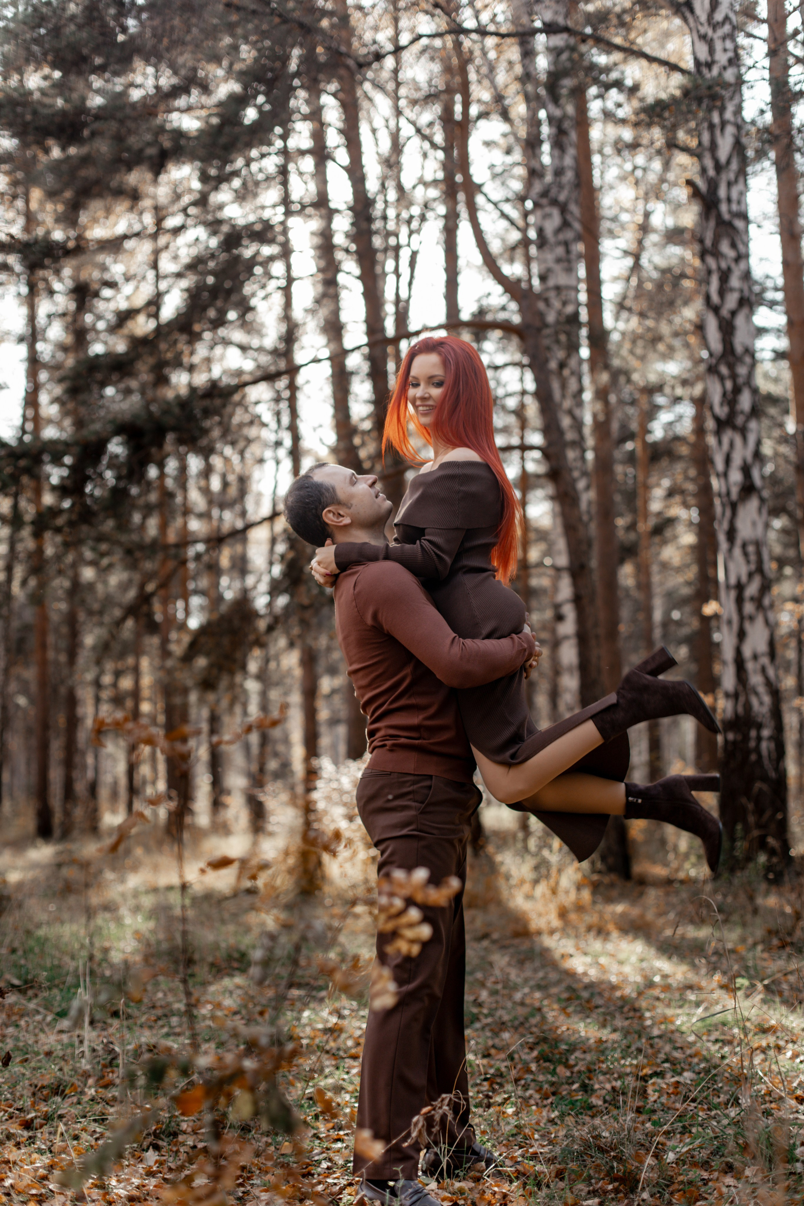 Семейная осенняя прогулочная съемка. Семейный, детский и женский фотограф в Екатеринбурге