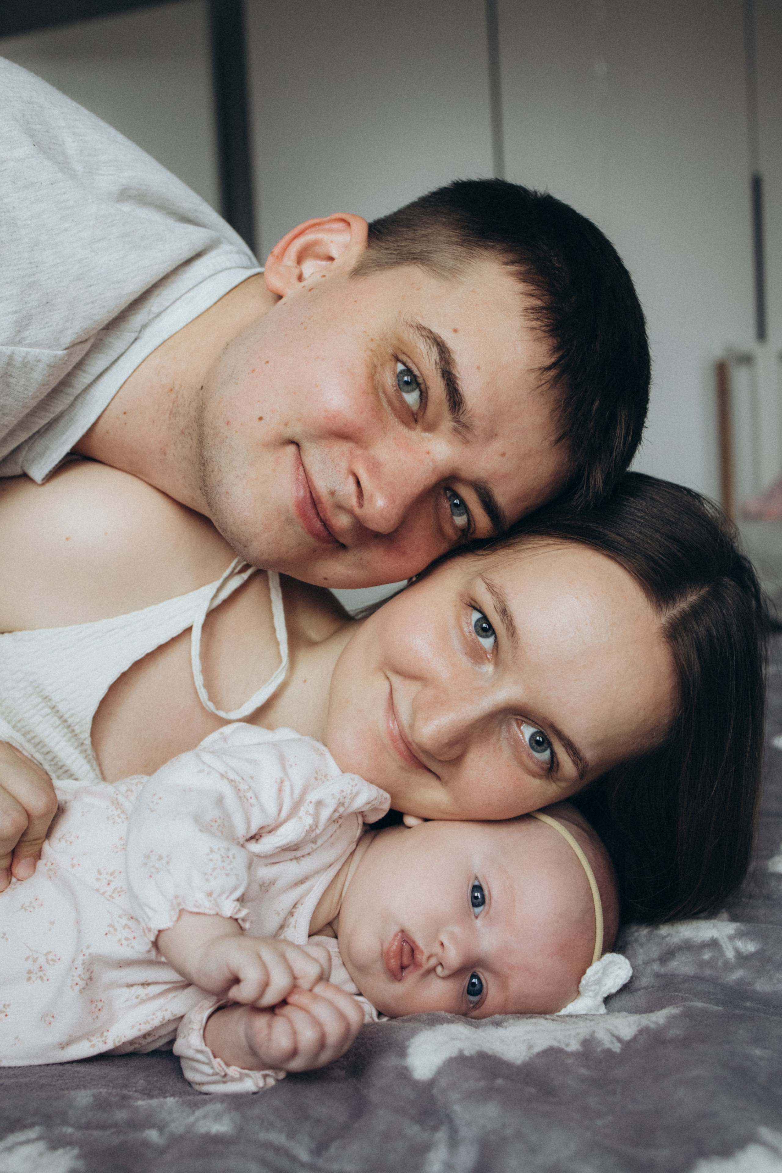 Домашняя съемка с ребенком до 1 года. Семейный фотограф в Минске — Алина Тиханович