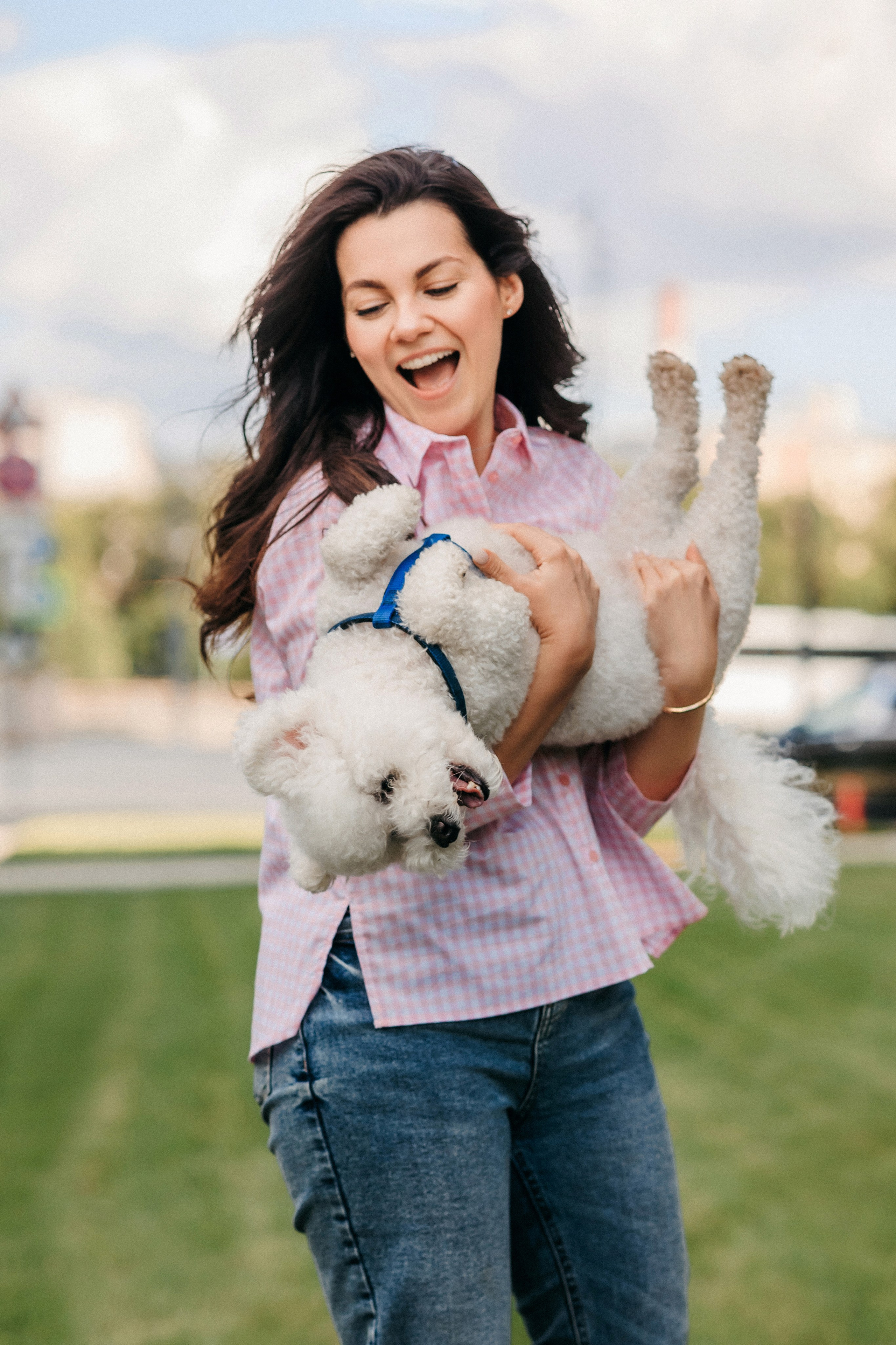 Марина, Данил и Бруно. Фотограф-анималист Елена Радченко, Москва