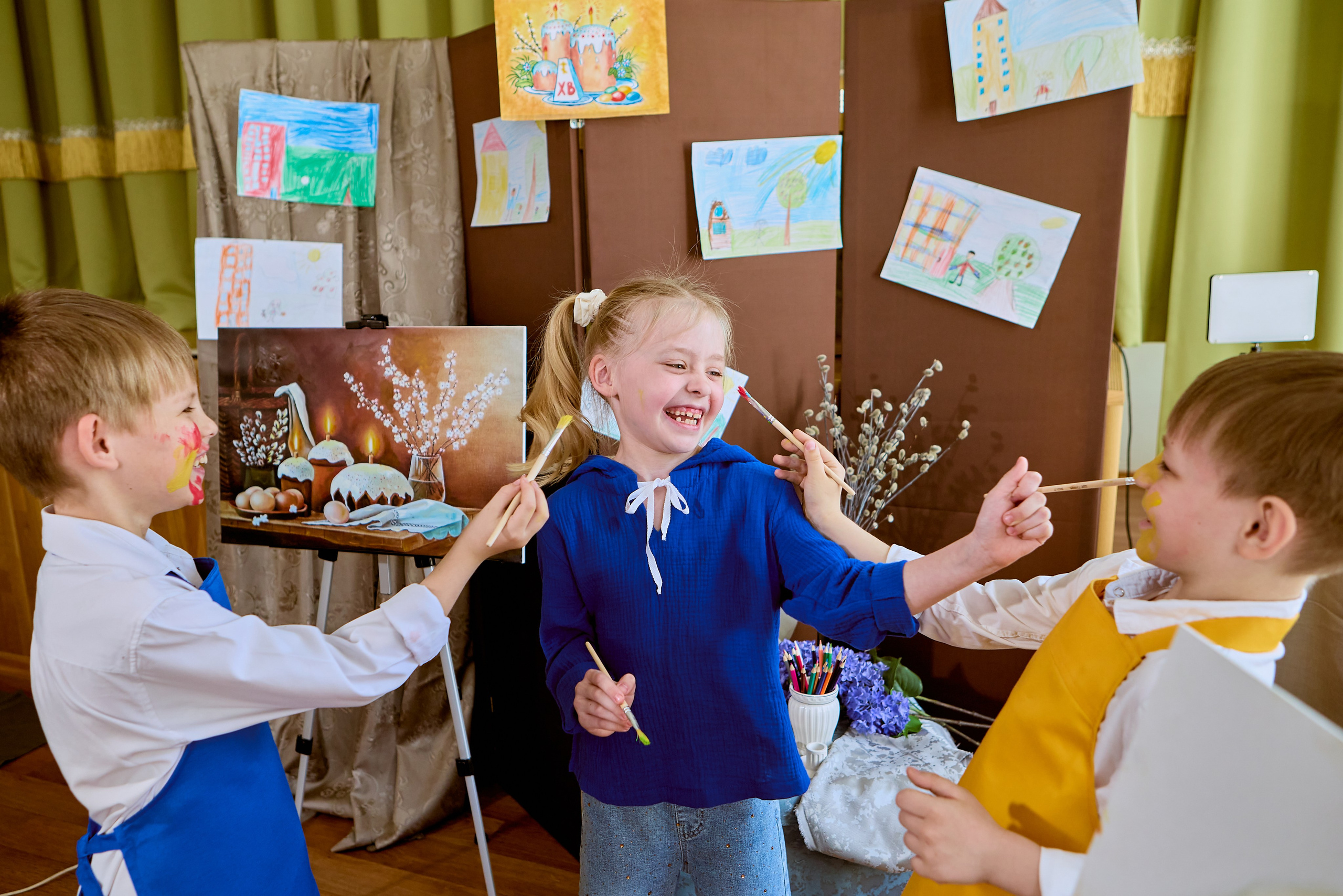 Творческая фотосессия художники
