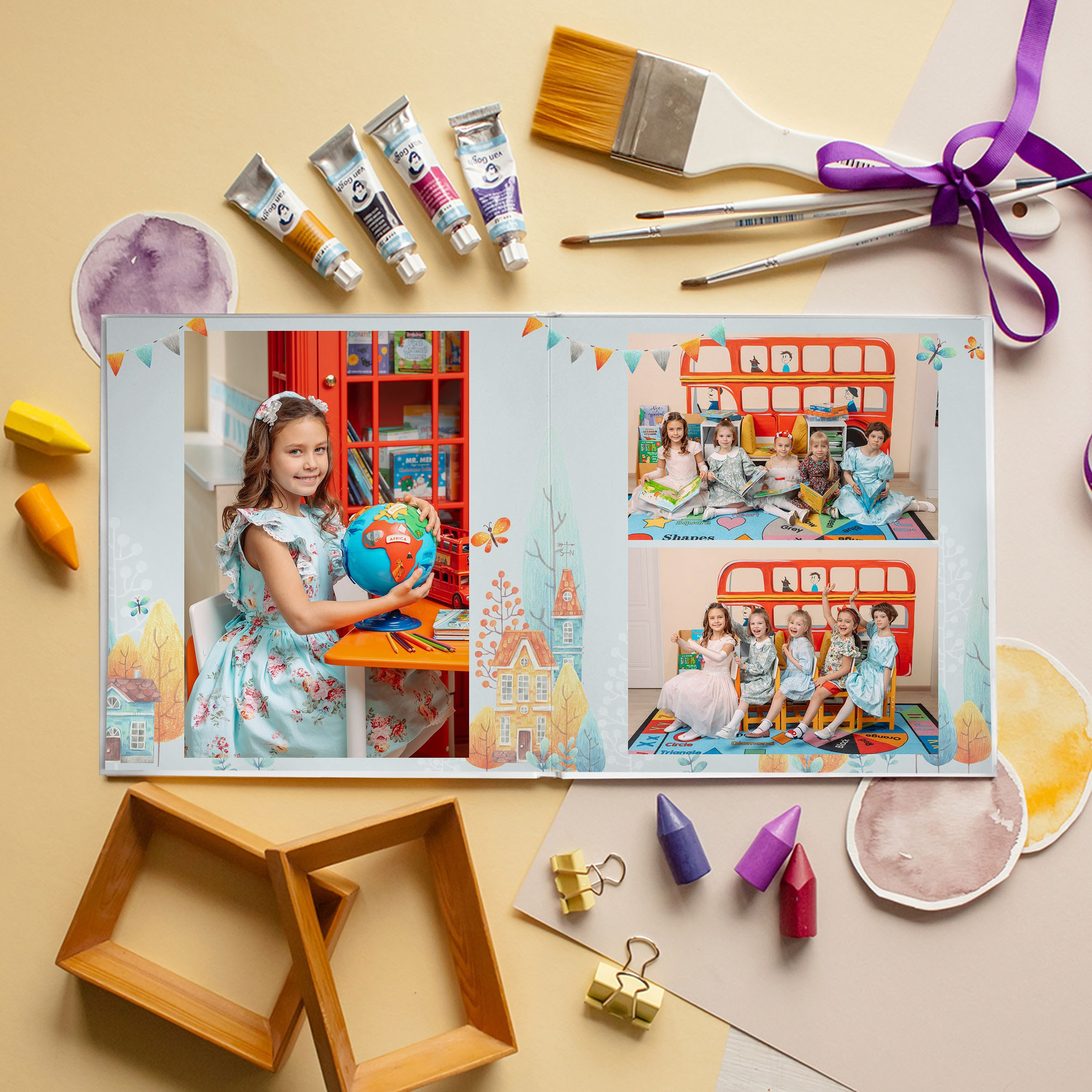 Выпускной альбом PLUS для детского сада. REPEYBOOK | Выпускные альбомы для детского сада и класса