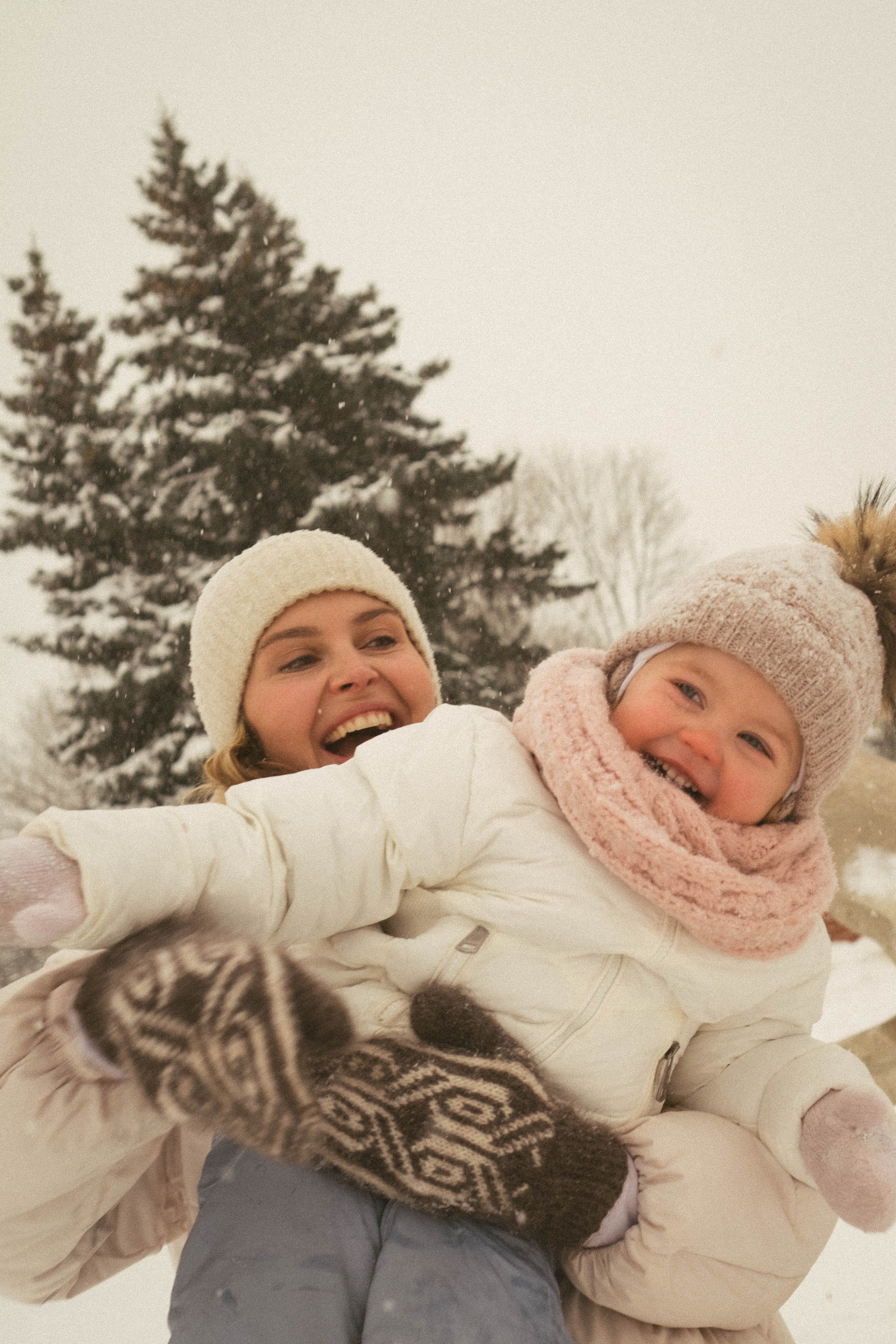 Зимняя прогулка Маргариты и Мариночки. Семейный фотограф в Санкт-Петербурге Дарья Косянчук