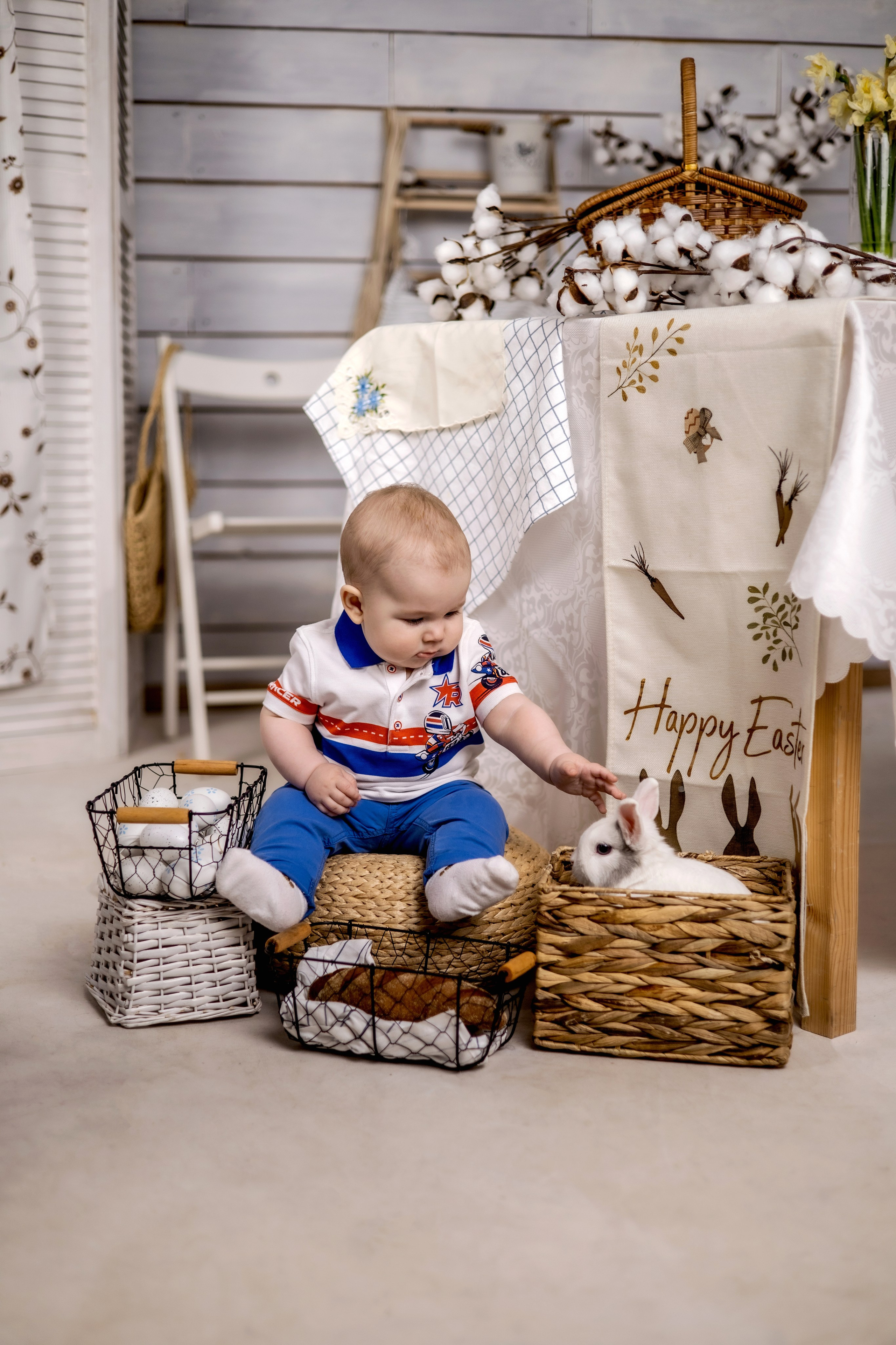 Пасхальный детский фотопроект 2024. Фотограф Надежда Лукьянова