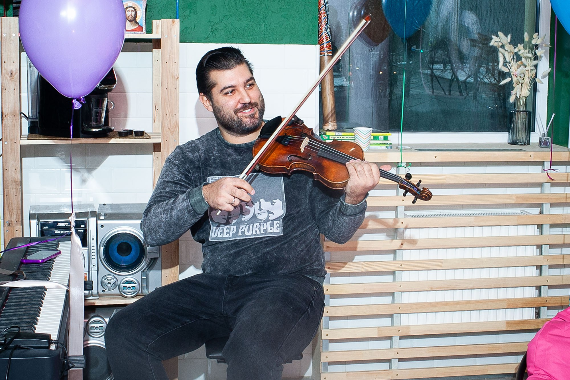 Открытие музыкальной школы «Музыка и точка». Фотограф Сергей Осколков (Москва)