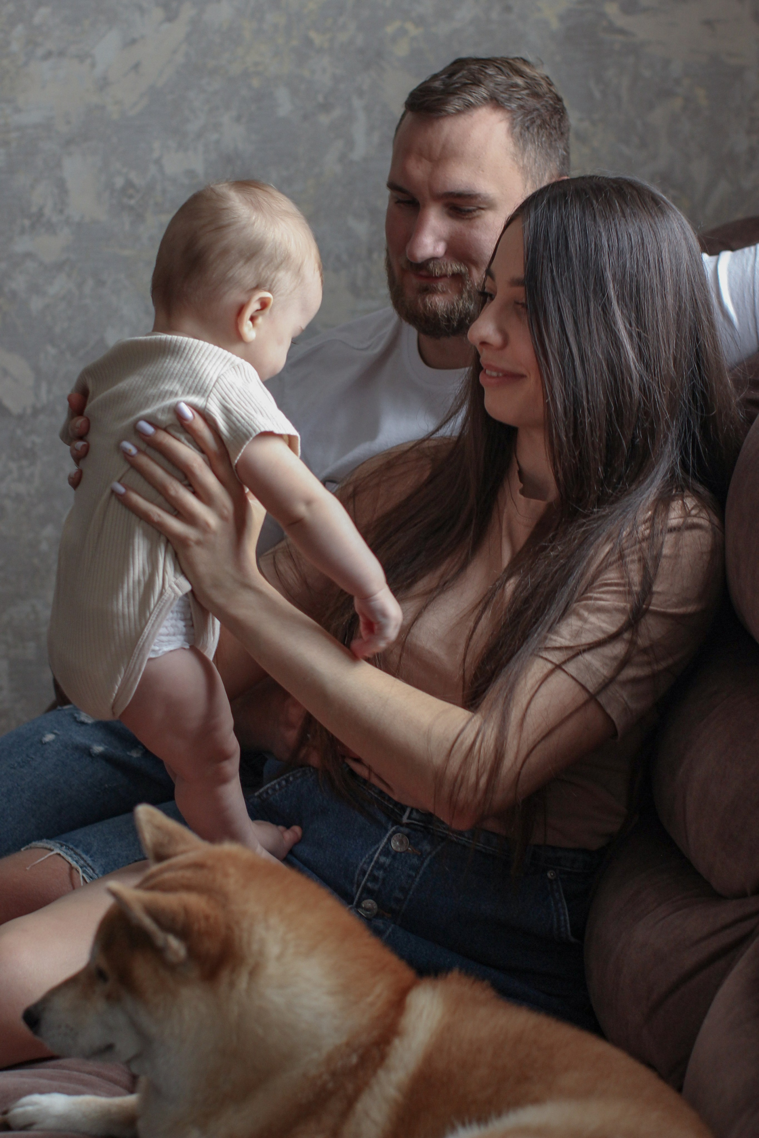 Сергей, Алена и Матвей. Семейный и детский newborn фотограф в Ростове-на-Дону Наталья Лебедева