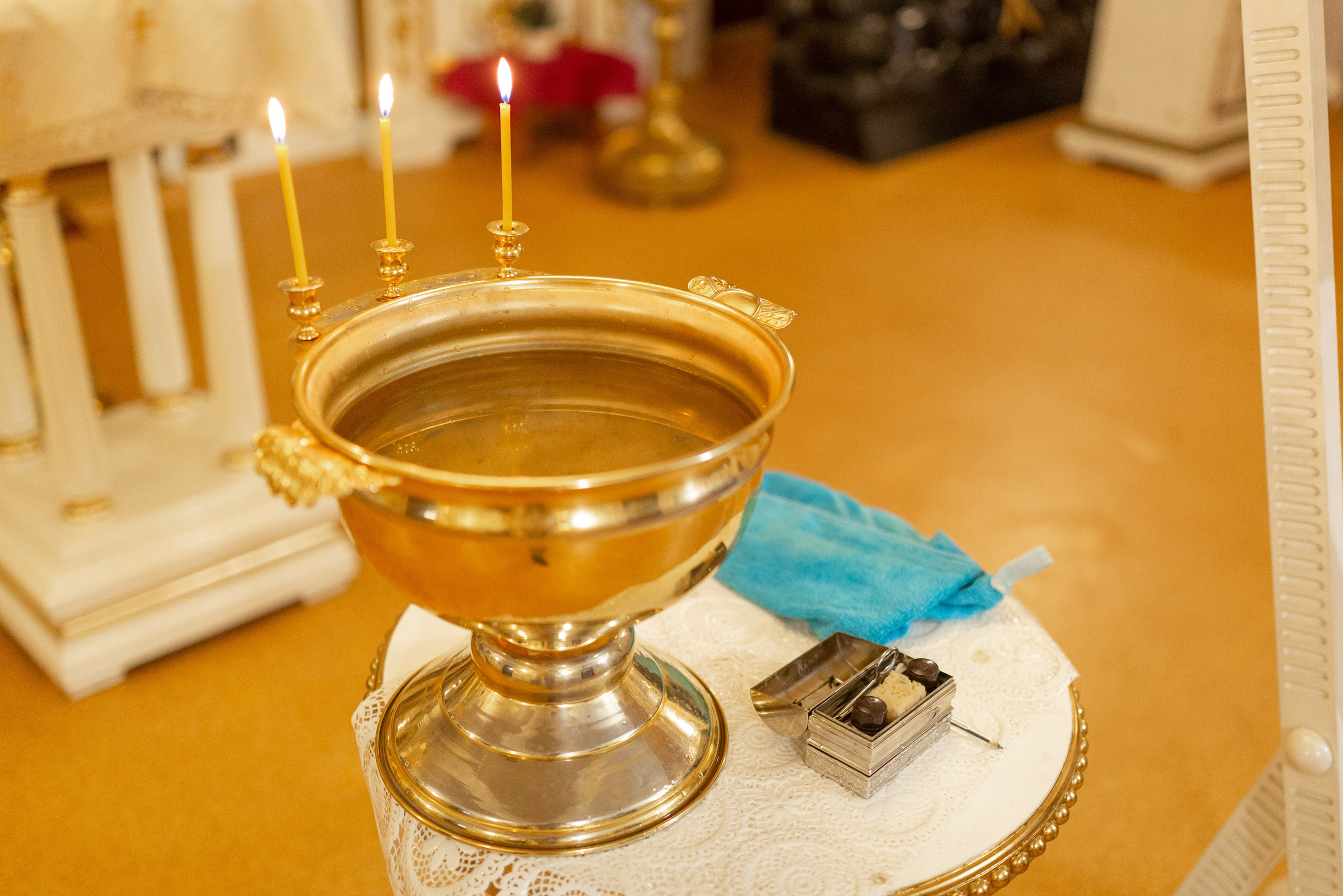 Таинство крещения. Фотограф Комаров Сергей