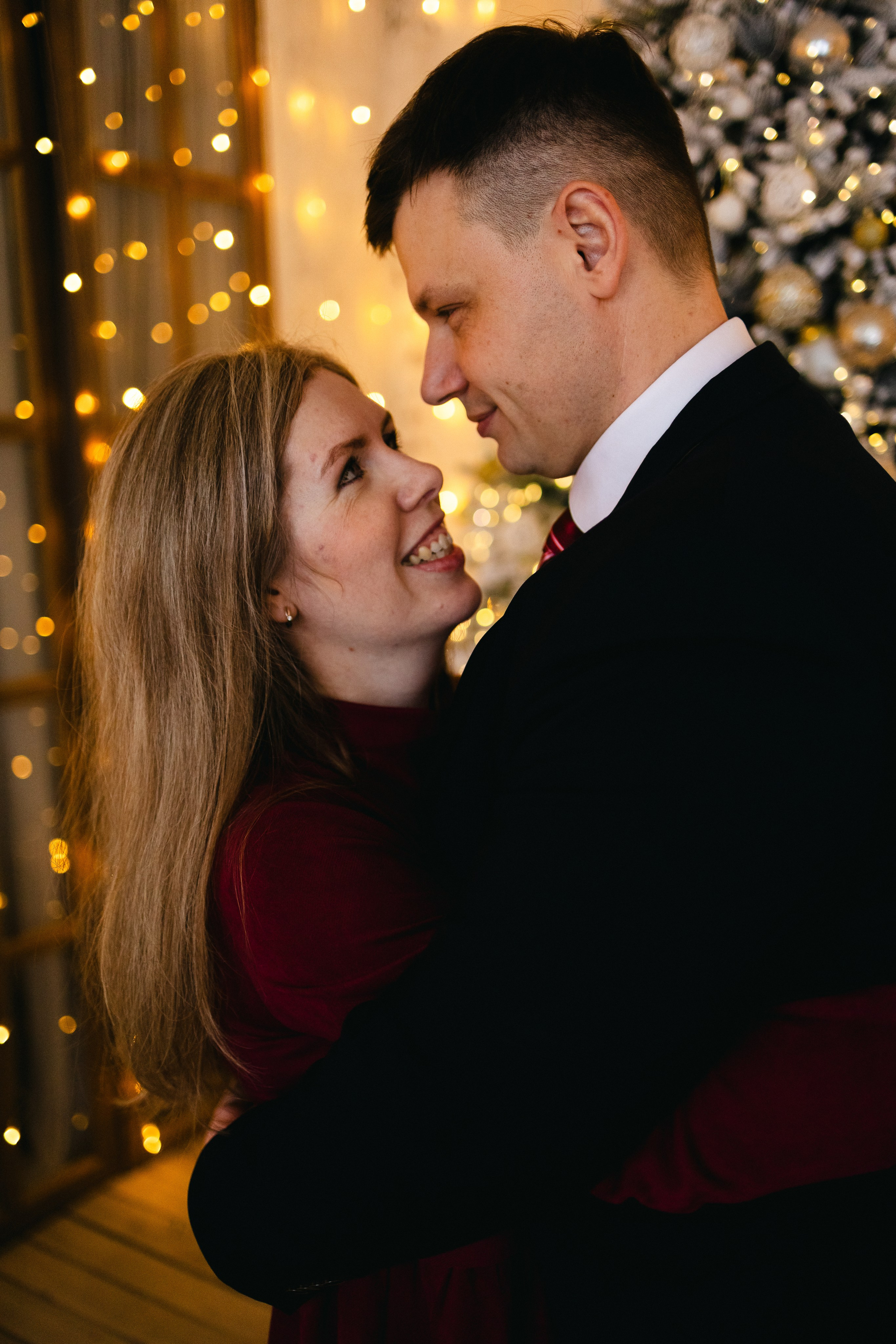 Новогодняя семейная с малышом. Семейный фотограф г. Тюмень