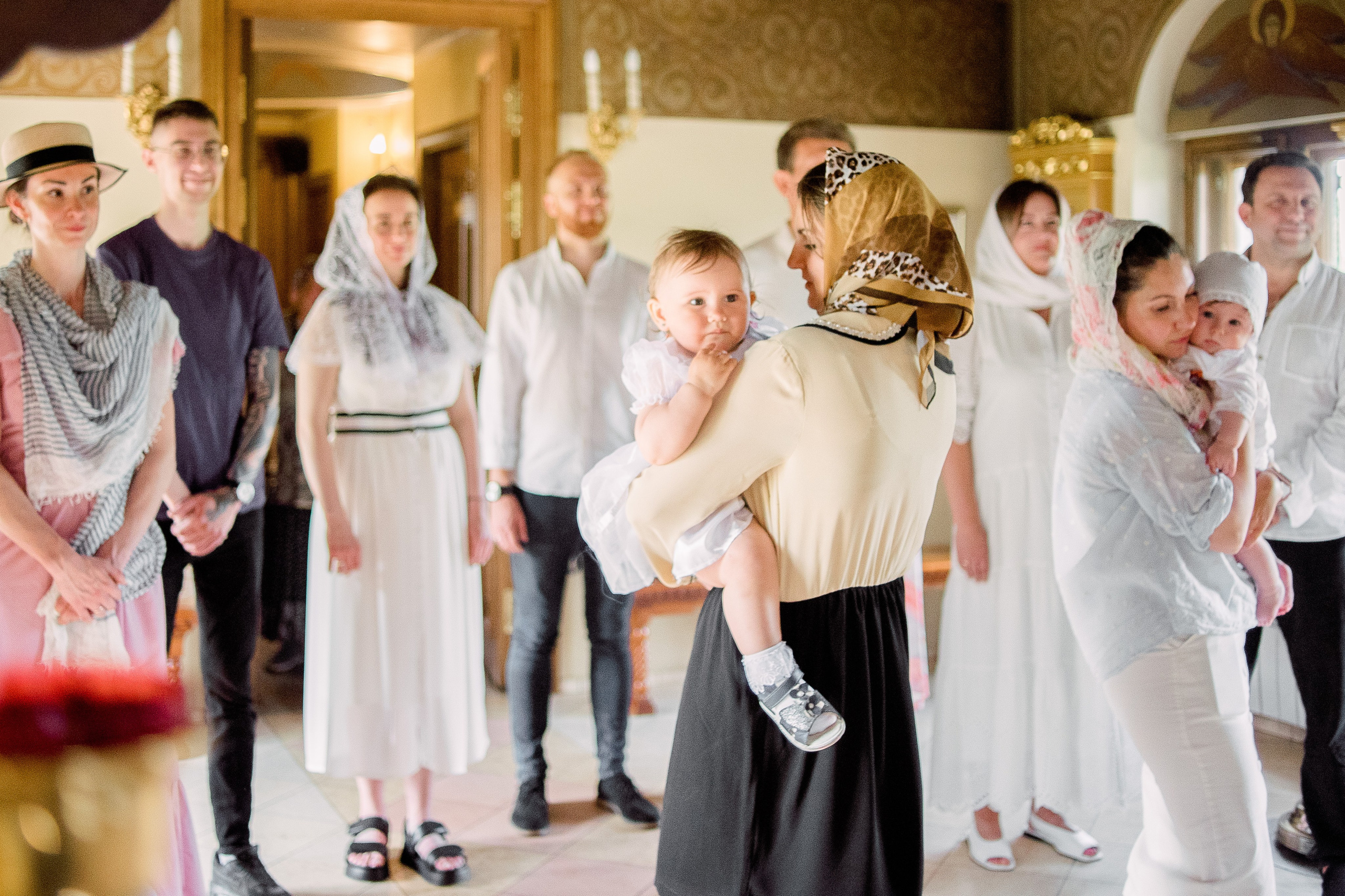 Крещение Ники. Фотограф Юлия Попова